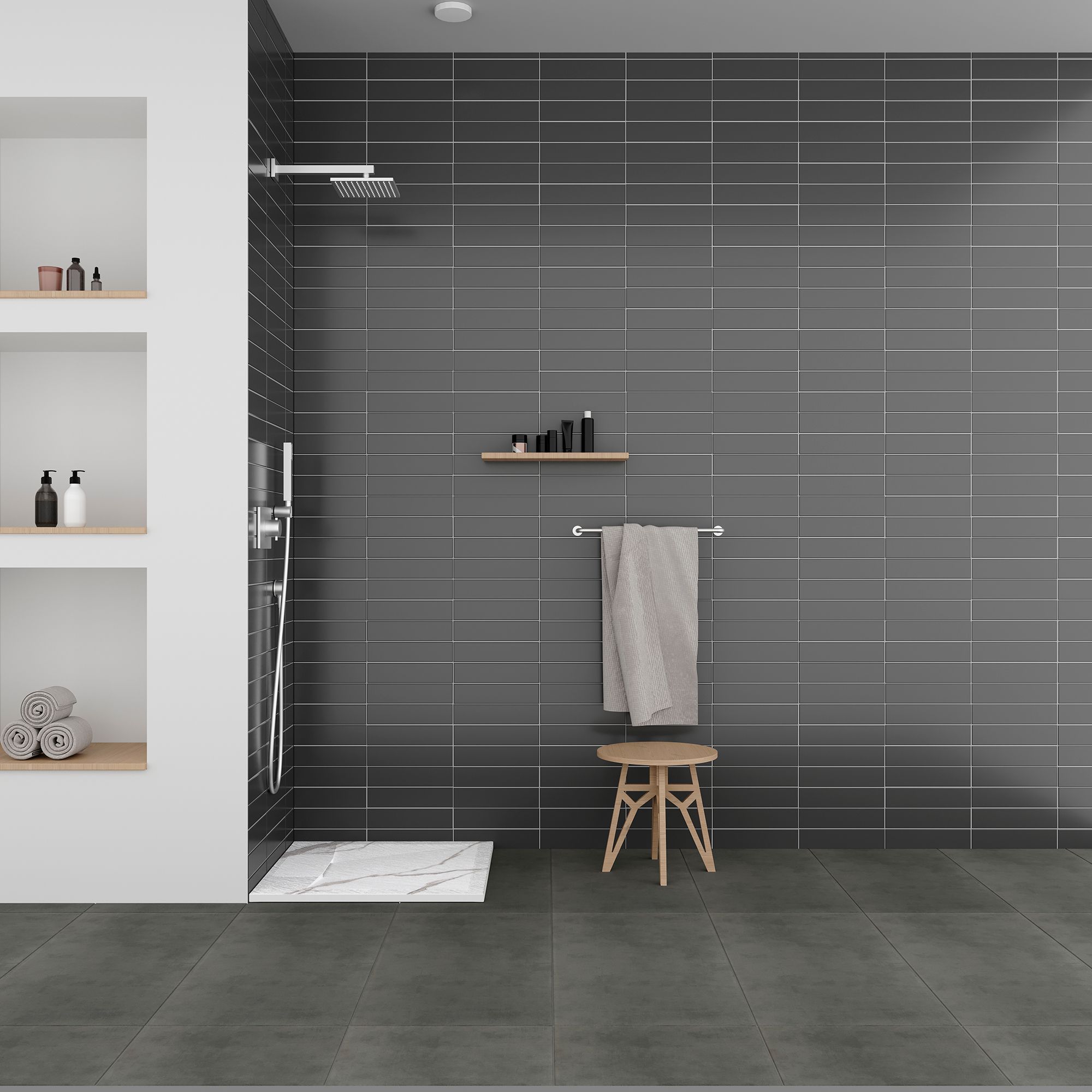 SMC Duschwanne Polar in Marmor-Optik inkl. Ablaufgarnitur - Weiß 80x80 cm SMC Duschwanne Polar in Marmor-Optik inkl. Ablaufgarnitur - Weiß 90x90 cm