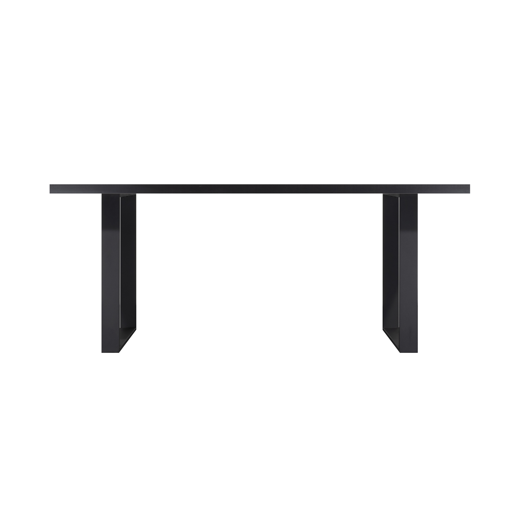 Esszimmertisch MACON Kufentisch Holztisch Esstisch - Schwarz + Industrial 140x 80 cm