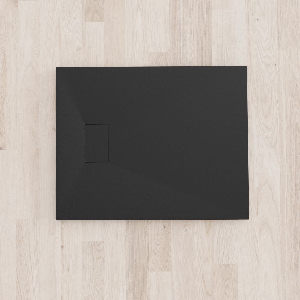 SMC Duschwanne Boreal in Stein-Optik inkl. Ablaufgarnitur - Schwarz 80x100 cm SMC Duschwanne Boreal in Stein-Optik inkl. Ablaufgarnitur - Schwarz 70x100 cm