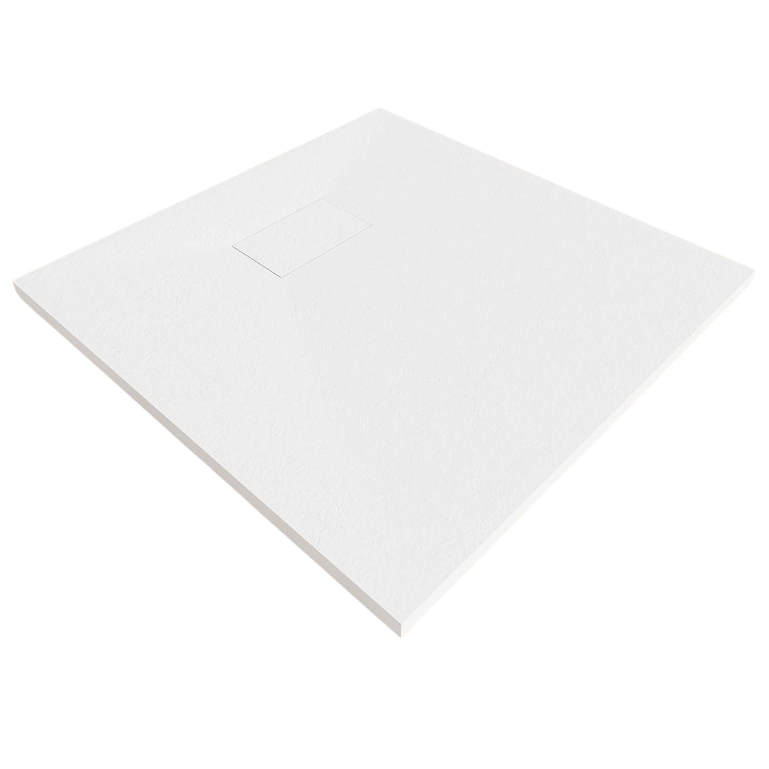 SMC Duschwanne Boreal in Stein-Optik inkl. Ablaufgarnitur - Weiß SMC Duschwanne Boreal in Stein-Optik inkl. Ablaufgarnitur - Weiß 70x160 cm