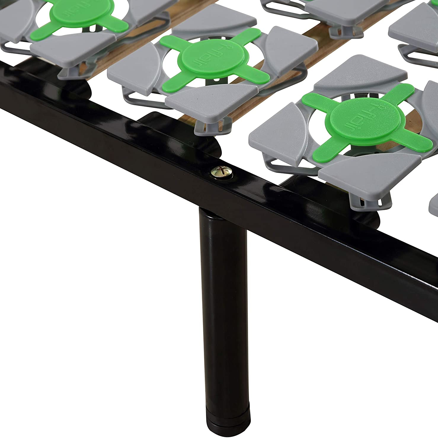 Ergo IF56 Gästebett auf Füßen mit Tellerfedern - für alle Matratzen geeignet IF56 - 80x200 6F