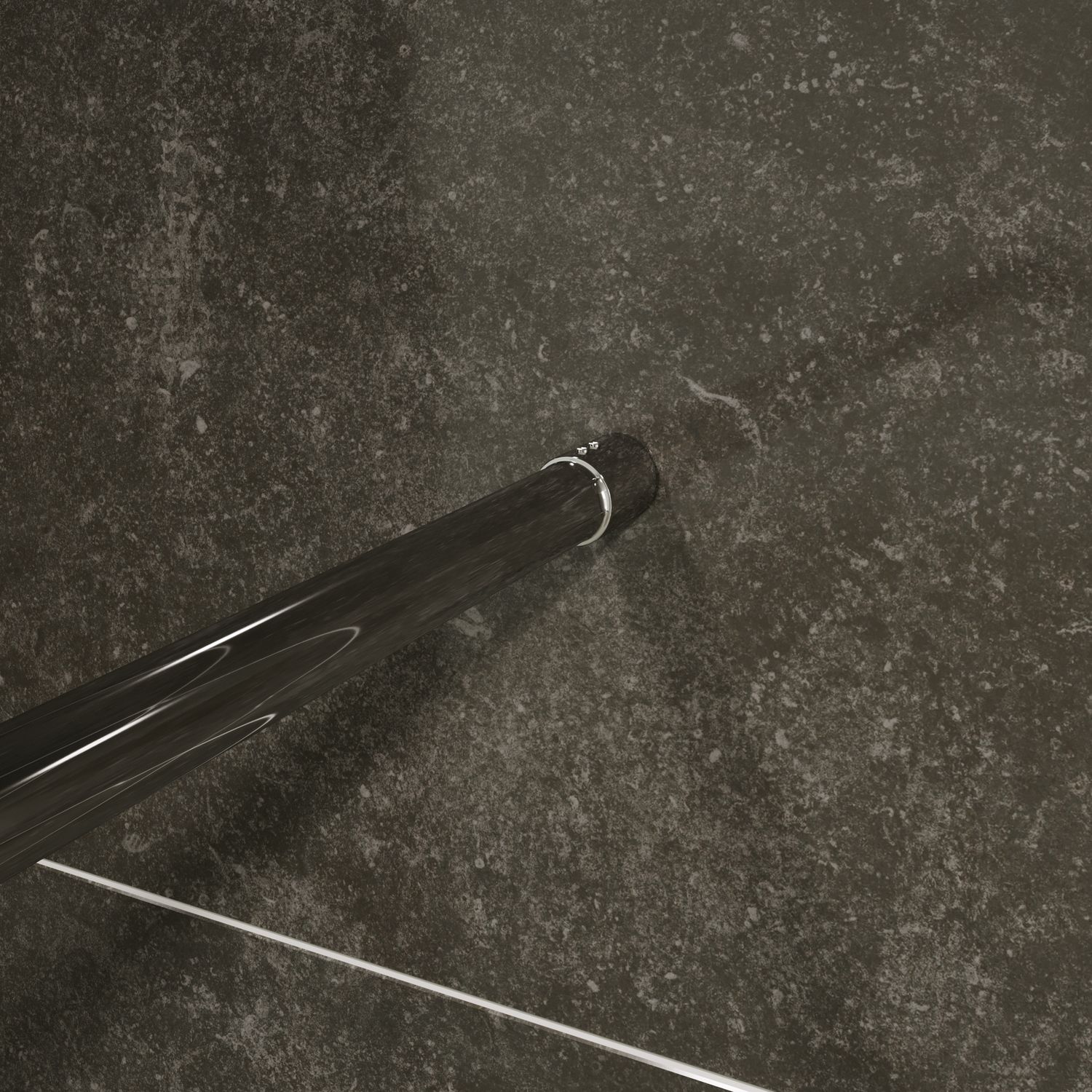 Walk In Dusche FIONA aus 10 mm starkem teilsatiniertem ESG Sicherheitsglas und Edelstahl Profil Walk In Dusche FIONA aus 10 mm starkem teilsatiniertem ESG Sicherheitsglas und Edelstahl Profil