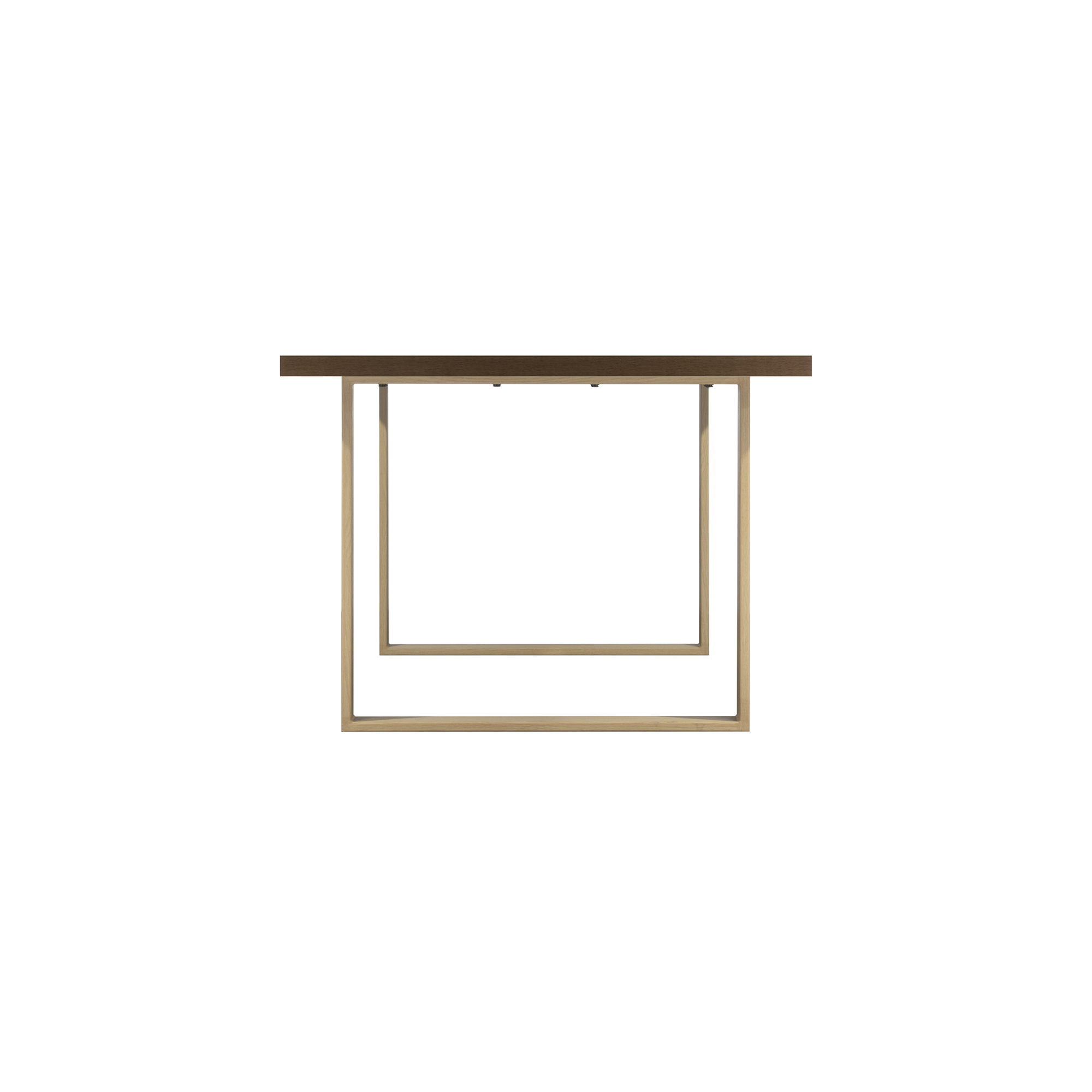 Esszimmertisch MACON Kufentisch Holztisch Esstisch - Nussbaum + Eiche Esszimmertisch MACON Kufentisch Holztisch Esstisch - Nussbaum + Eiche 140x 80 cm