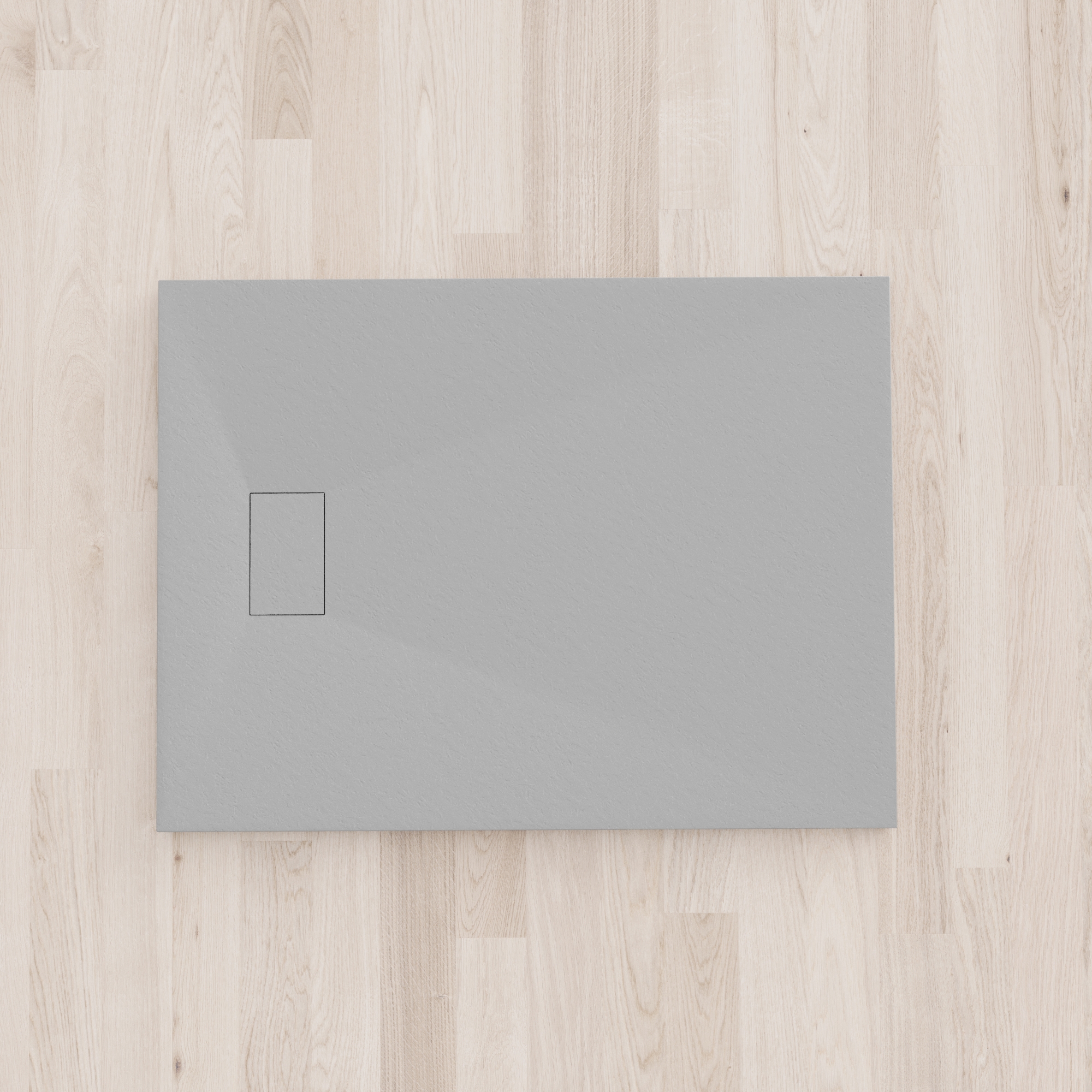 SMC Duschwanne Boreal in Stein-Optik inkl. Ablaufgarnitur - Grau 80x120 cm SMC Duschwanne Boreal in Stein-Optik inkl. Ablaufgarnitur - Grau 70x120 cm