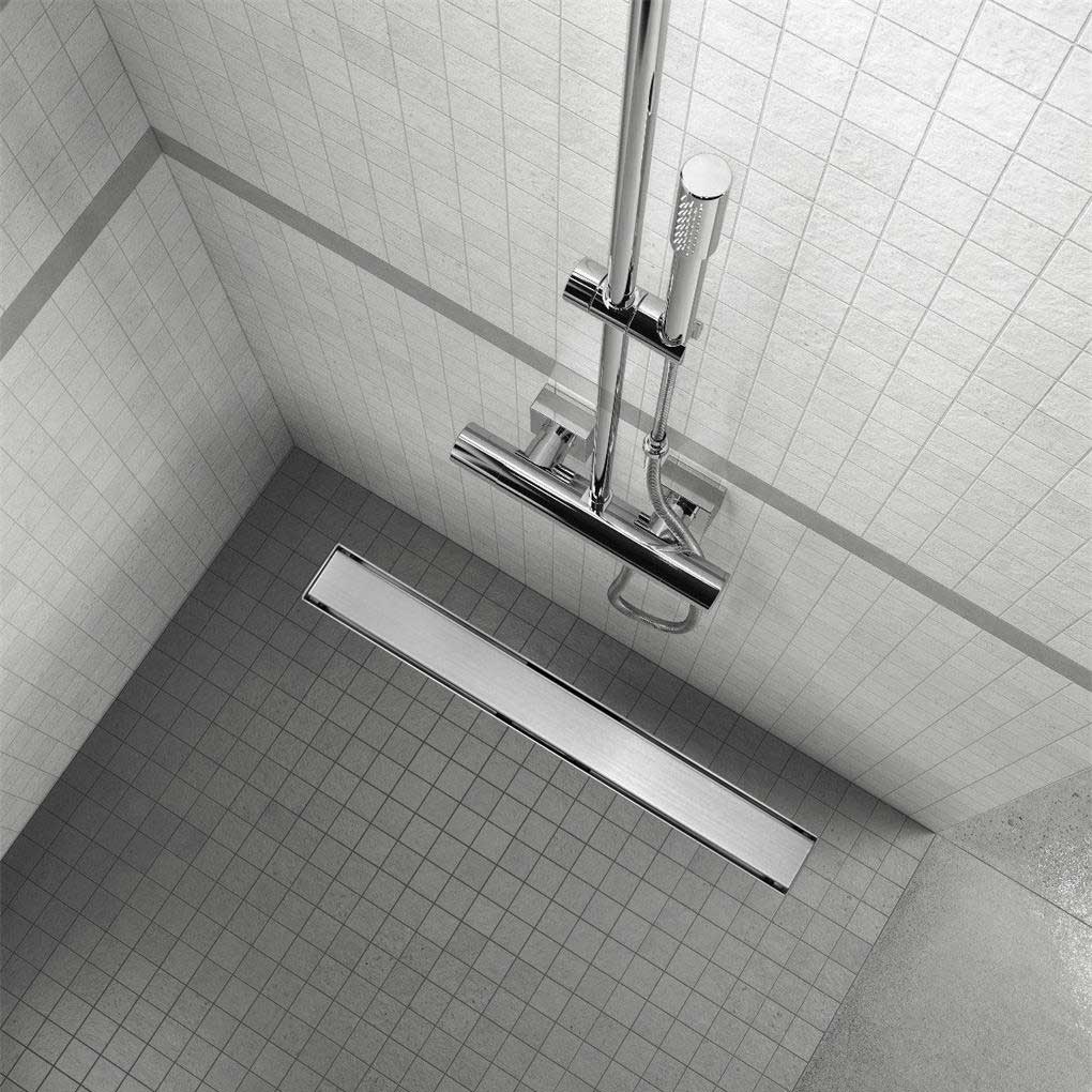 Duschrinne R1 aus Edelstahl für flache Installation Duschrinne R1 aus Edelstahl für flache Installation