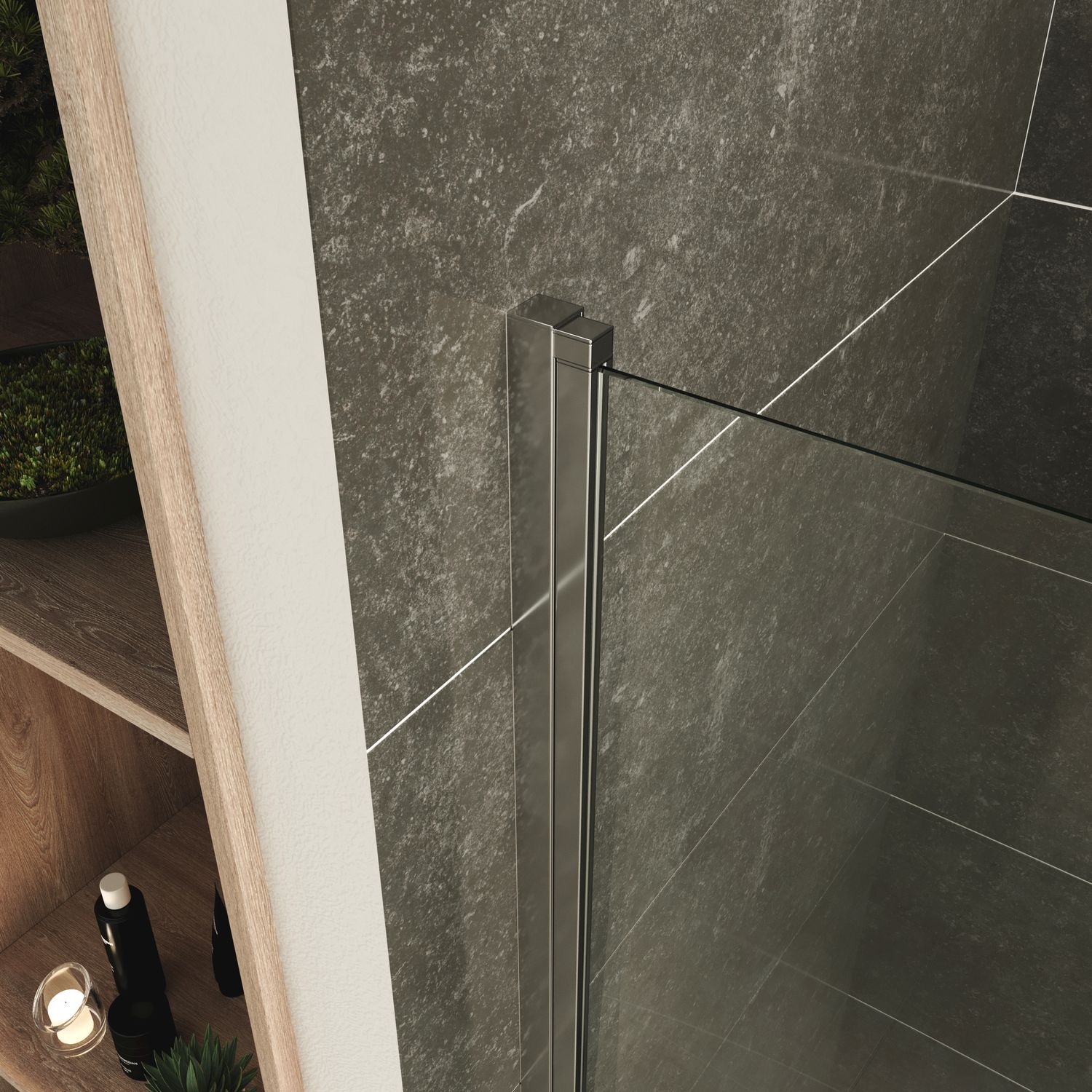 Eckeinstieg Matilde mit Falttüren aus ESG Sicherheitsglas Eckeinstieg Matilde mit Falttüren aus ESG Sicherheitsglas