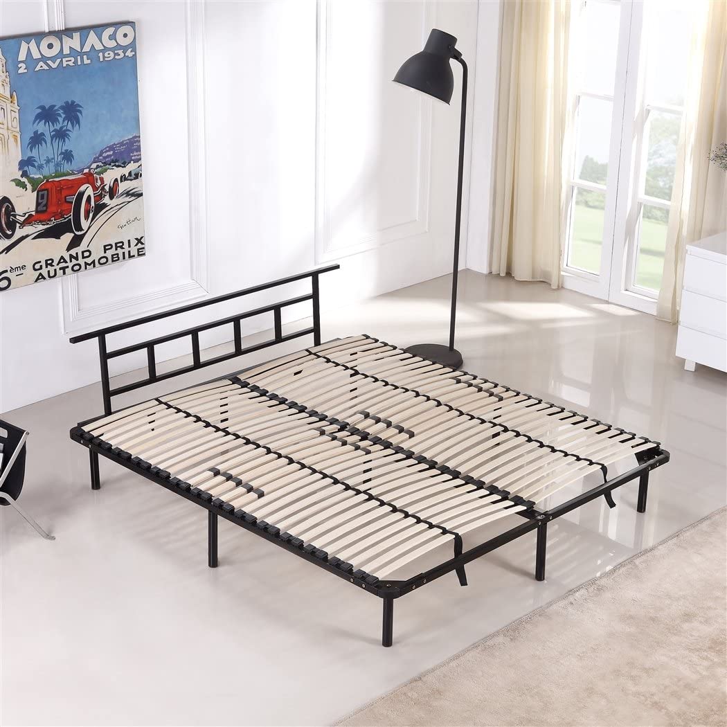 Gäste- Futonbett aus Metall - für alle Matratzen geeignet Gästebett - 140x200 cm
