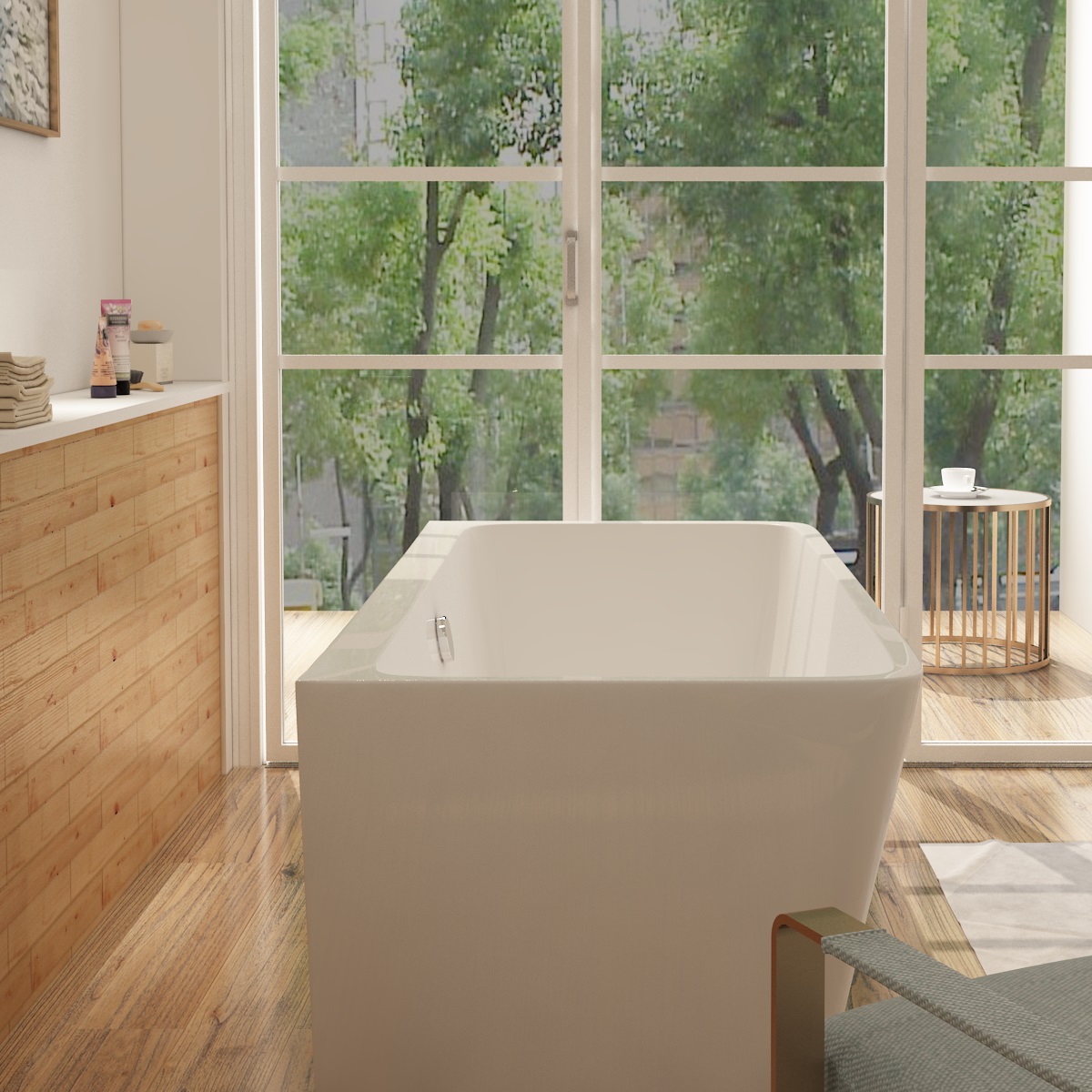 Badewanne aus Sanitäracryl Malmö - ALLE GRÖßEN