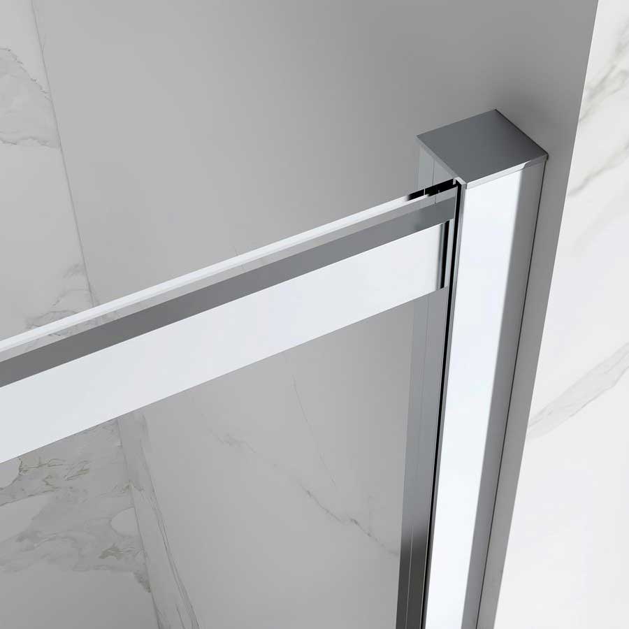 Corner Entry Kaylee with Sliding Doors made of ESG Safety Glass Eckeinstieg Kaylee mit Schiebetüren aus ESG Sicherheitsglas 195cm-160x160 cm