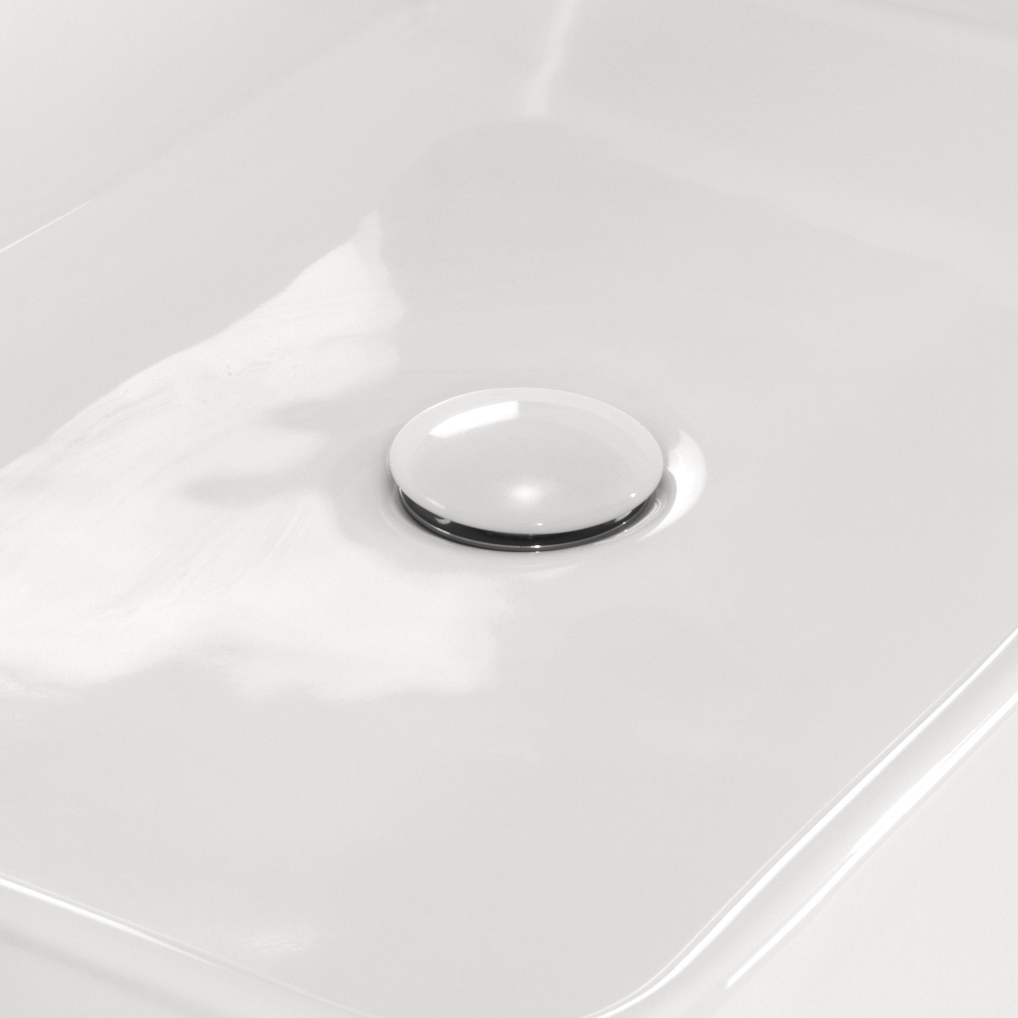 Design Keramik Waschbecken Lamone in Weiß