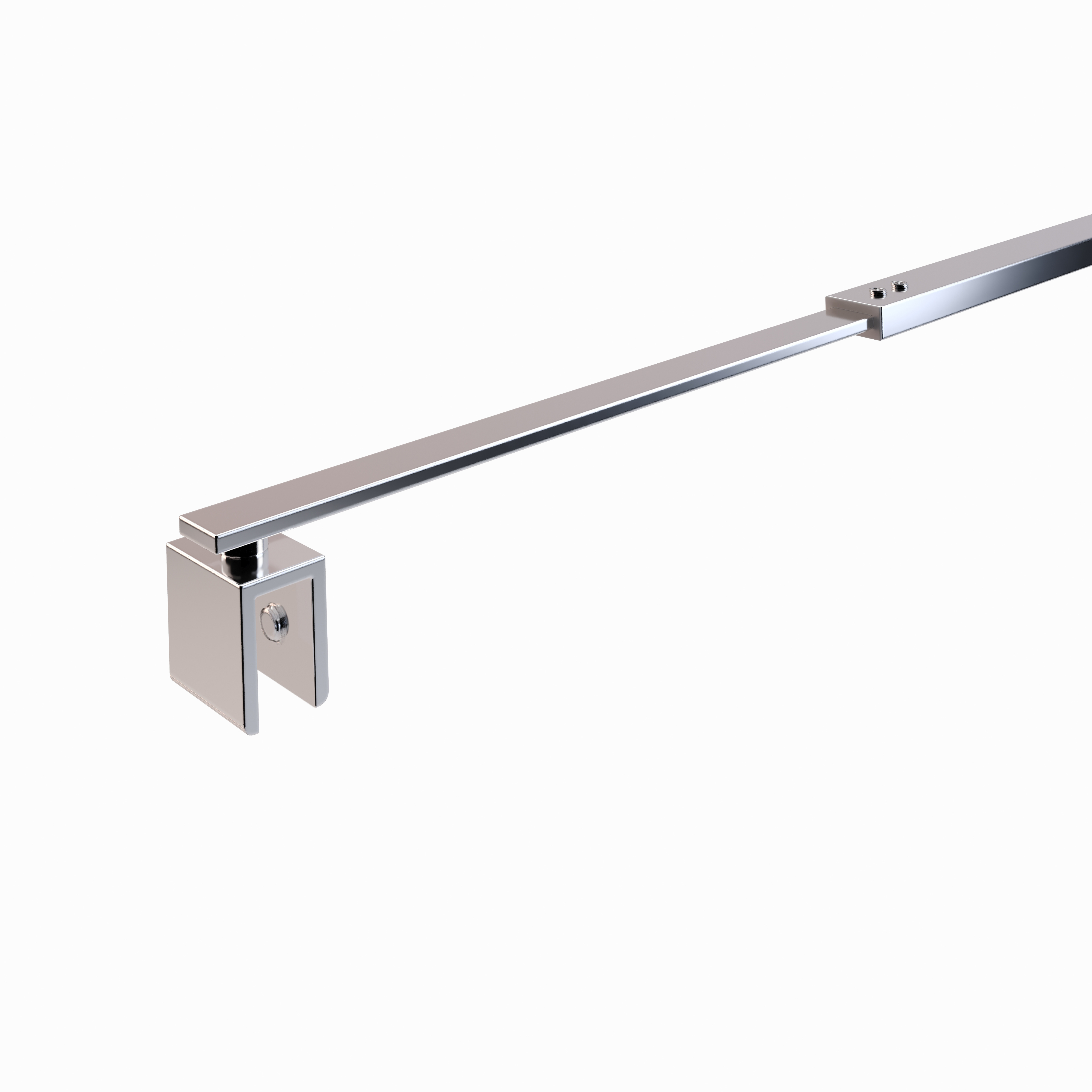 Haltestange für Walk In Duschwände mit Verstellbereich 73-121 cm