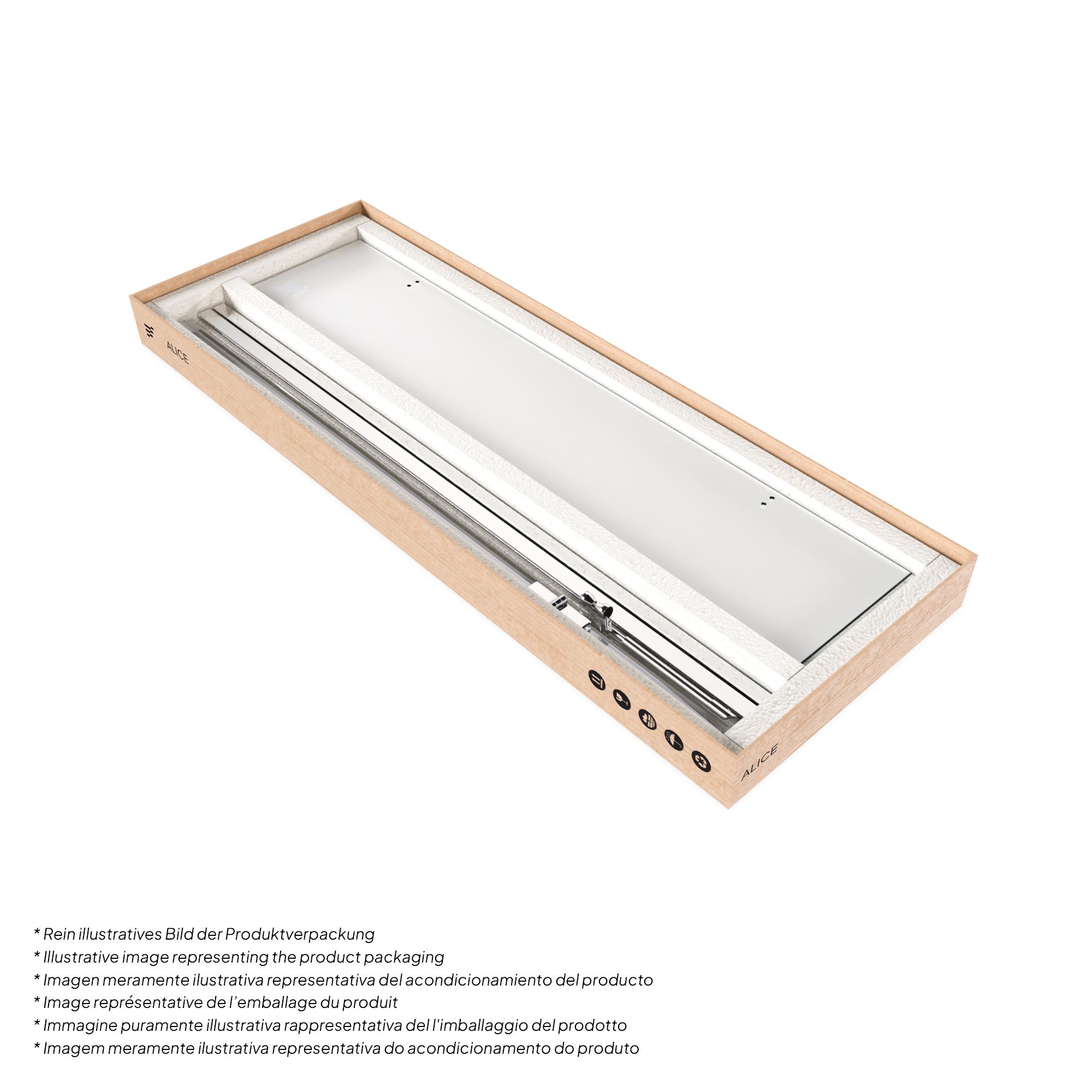 Eckeinstieg Alice mit Klapptüren aus satiniertem ESG Sicherheitsglas Eckeinstieg Alice mit Klapptüren aus satiniertem ESG Sicherheitsglas