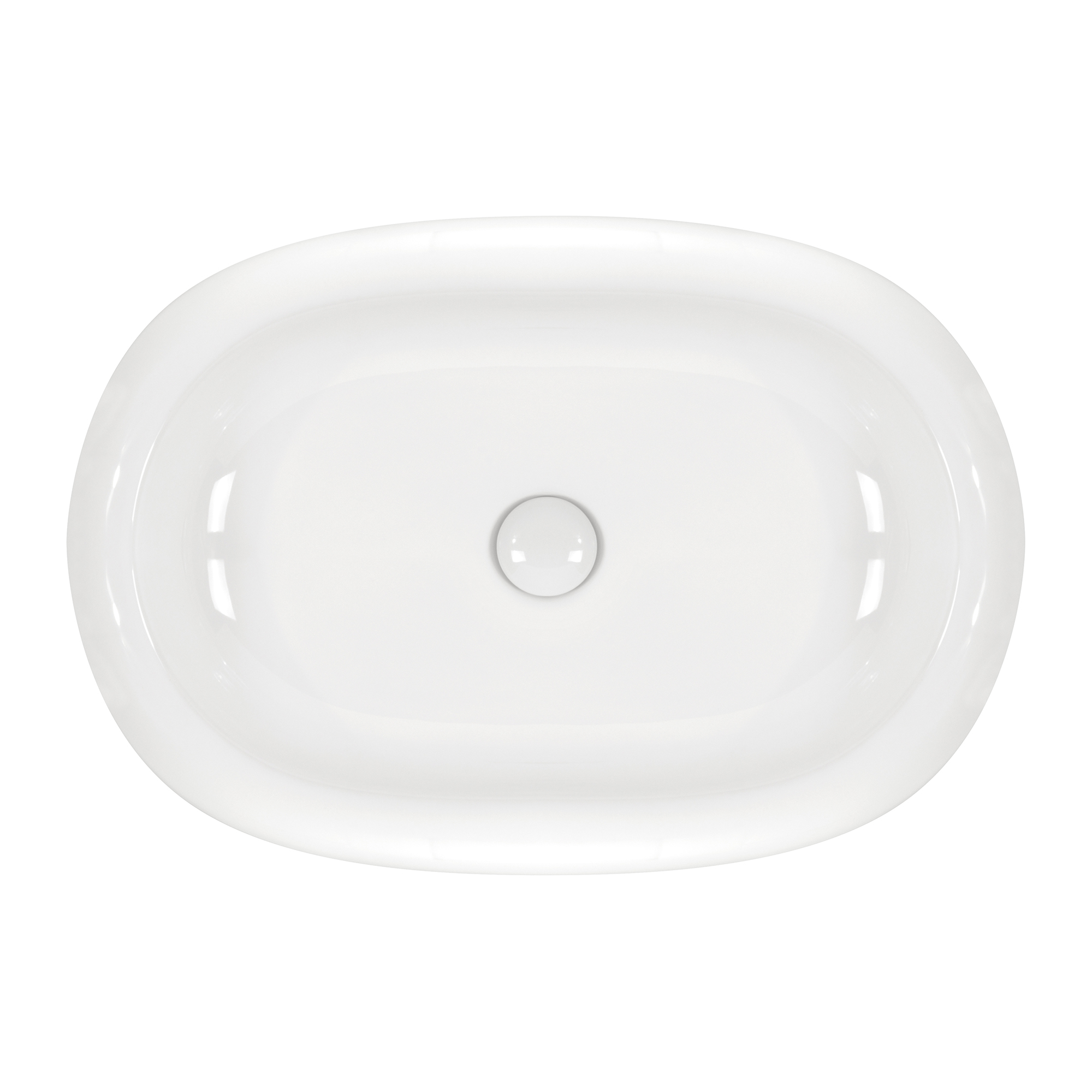 Design Keramik Waschbecken Ofanto in Weiß