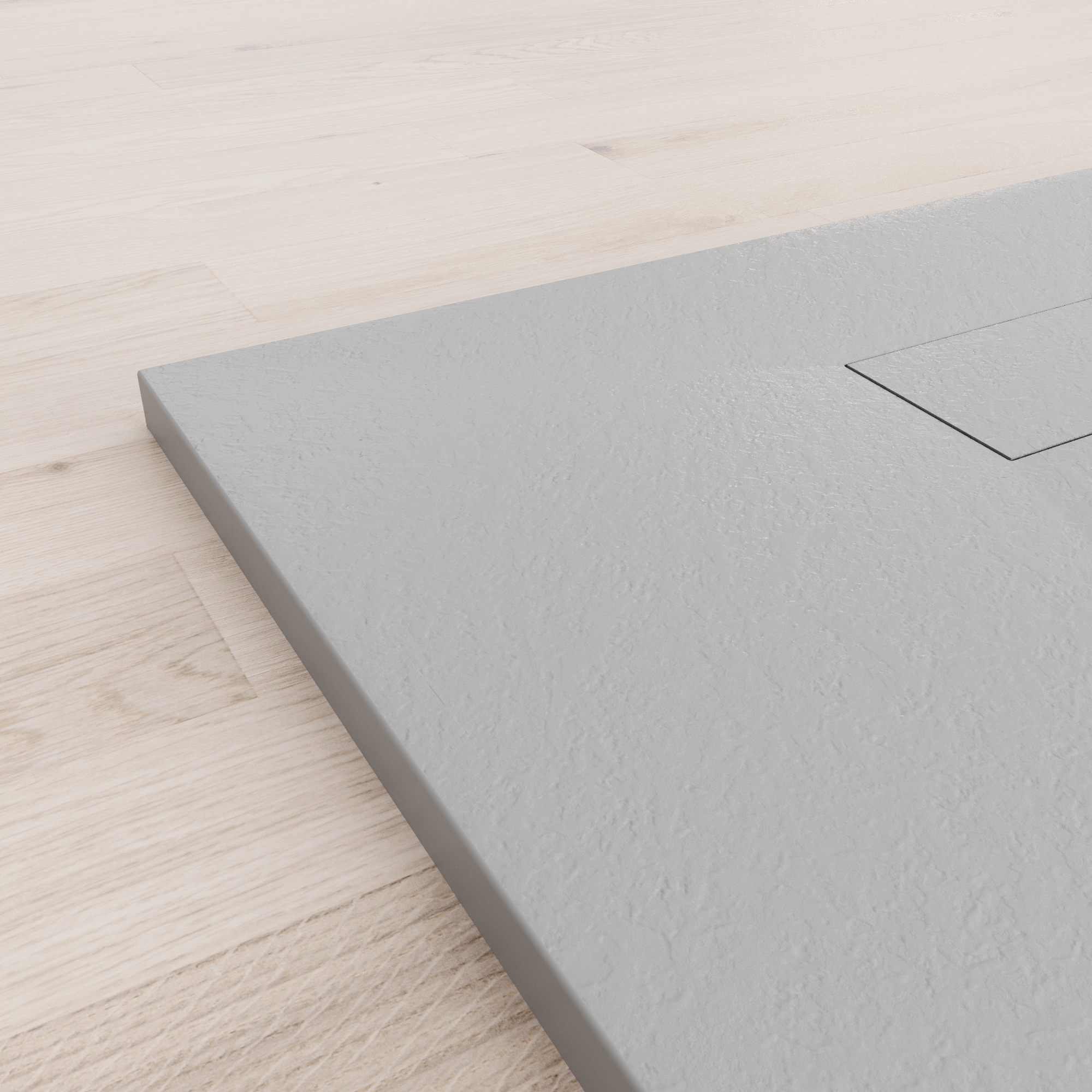 SMC Duschwanne Boreal in Stein-Optik inkl. Ablaufgarnitur - Grau 80x120 cm SMC Duschwanne Boreal in Stein-Optik inkl. Ablaufgarnitur - Grau 70x120 cm