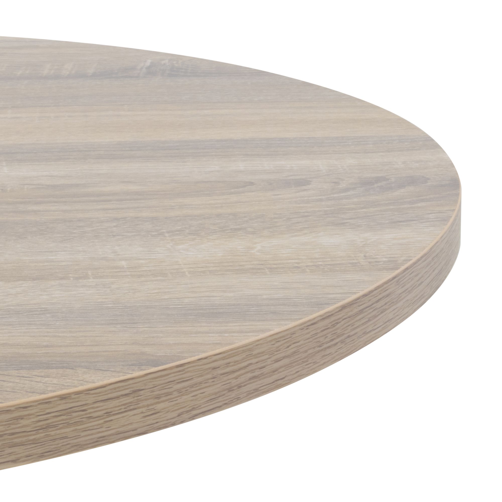 Esszimmer-Tisch CORIN | Tischplatte: Holz Farbe | Beine: Weiß Esszimmer-Tisch CORIN | Tischplatte: Holz Farbe | Beine: Schwarz 80 cm