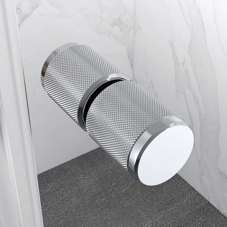 Eckeinstieg Kaylee mit Schiebetüren aus ESG Sicherheitsglas 195cm-160x160 cm