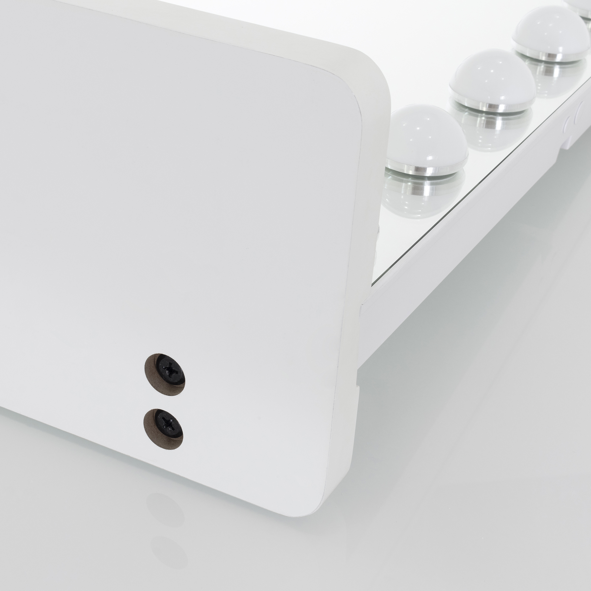 Schminkspiegel Bulb FRAME mit 18 dimmbaren LED-Lampen Weiß