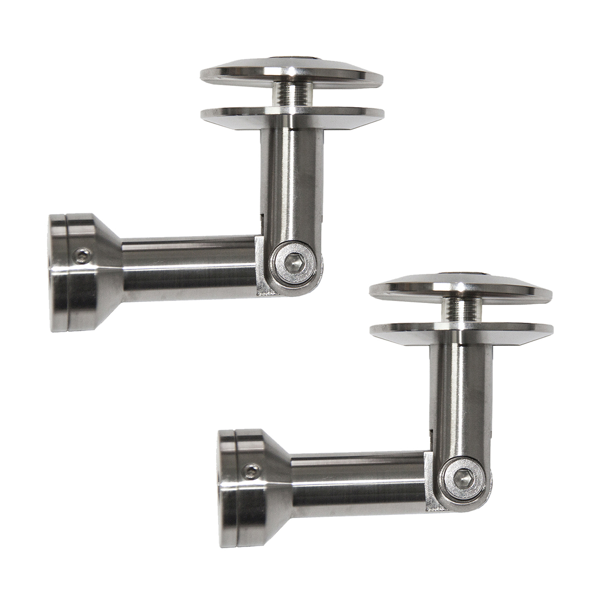 Halterungen für Glasvordach aus V2A Edelstahl Rostfrei 100cm 2stk