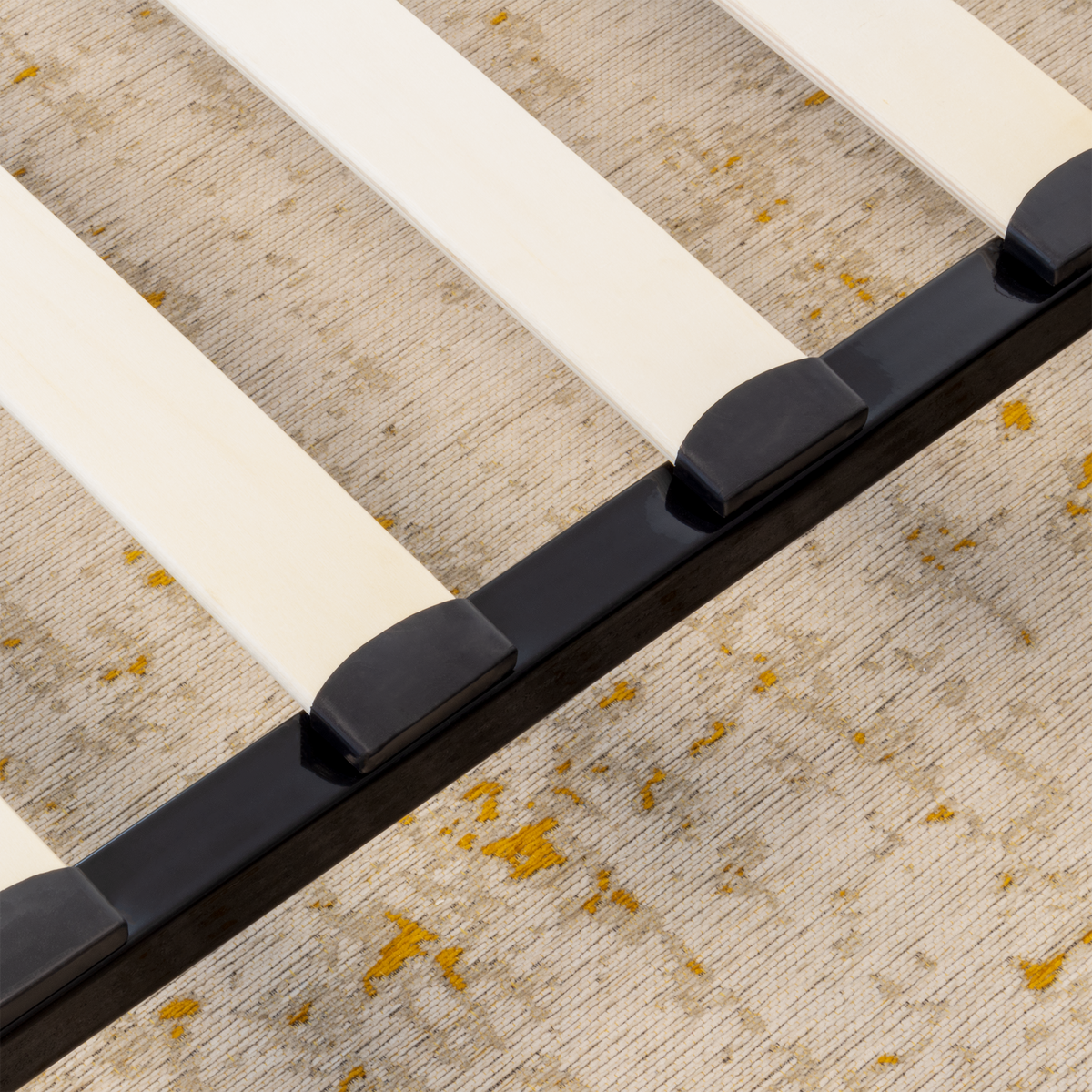 Gästebett Metallbett Namara Black mit Stauraum