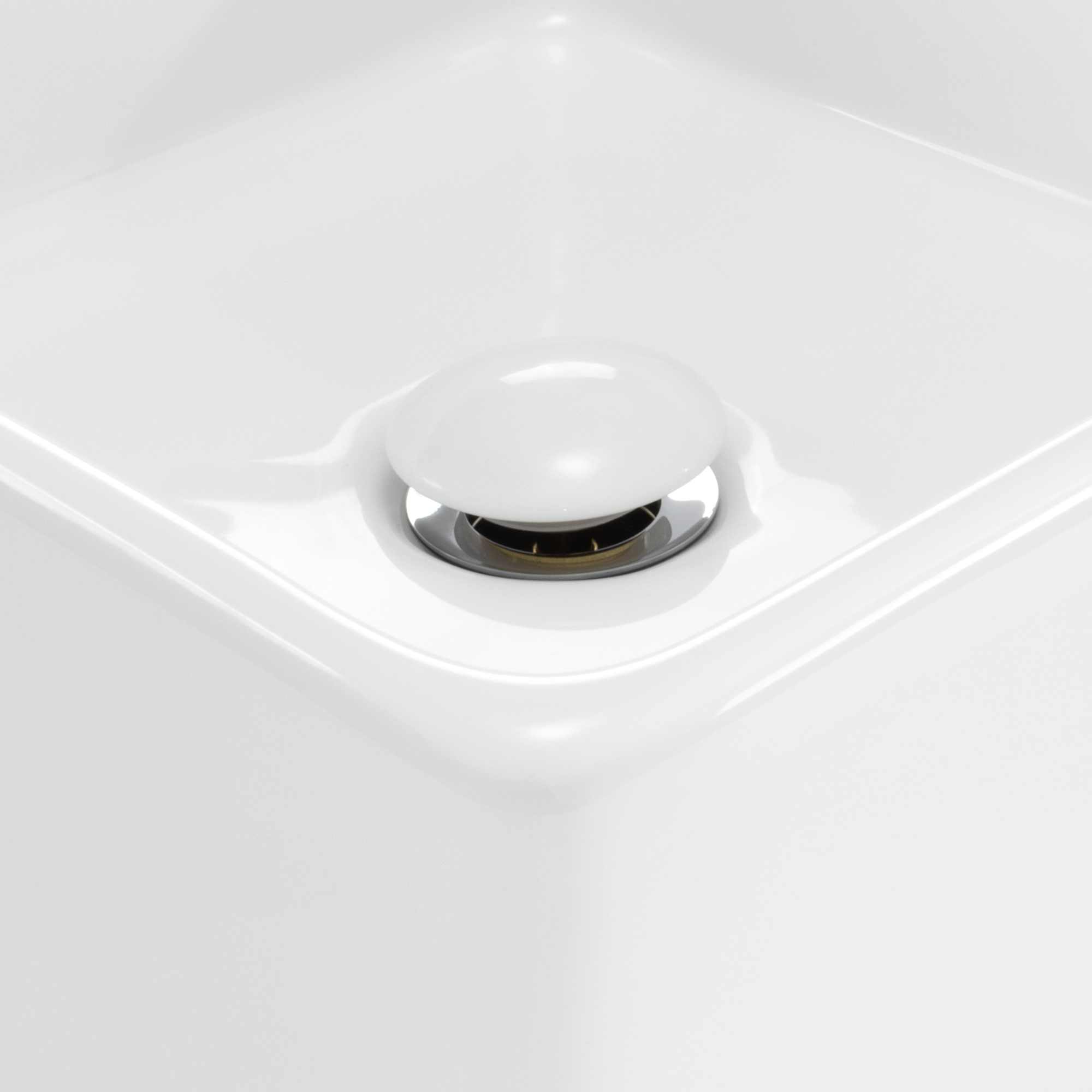 Design Keramik Waschbecken Saline in Weiß
