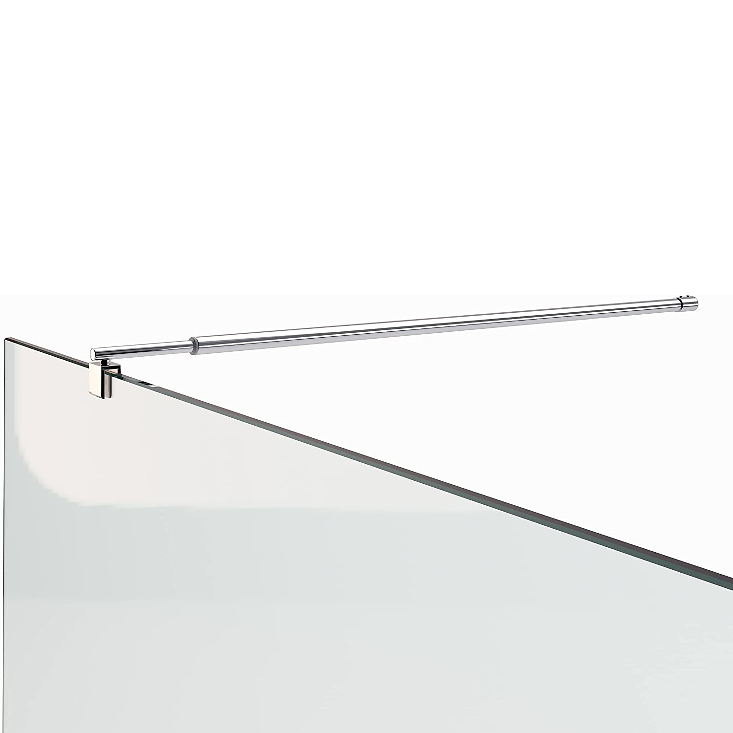 Haltestange für Walk In Duschwände mit Verstellbereich 80-123 cm Haltestange für Walk In Duschwände mit Verstellbereich 80-123 cm