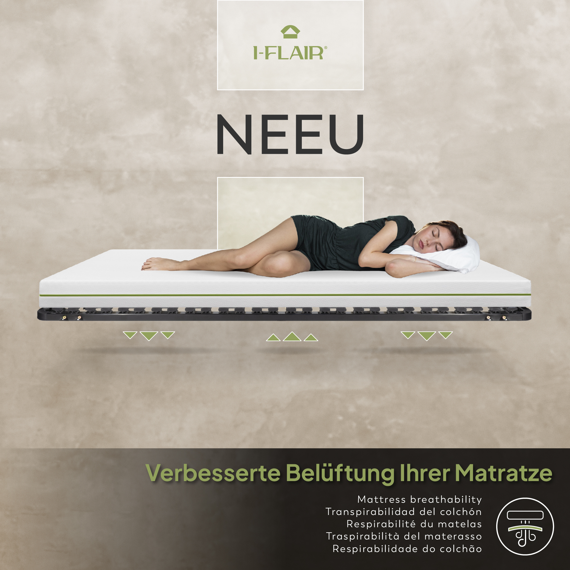 Lattenrost NEEU mit stabilem Metallrahmen - für alle Matratzen geeignet Lattenrost mit stabilem Metallrahmen - für alle Matratzen geeignet 90x190 cm