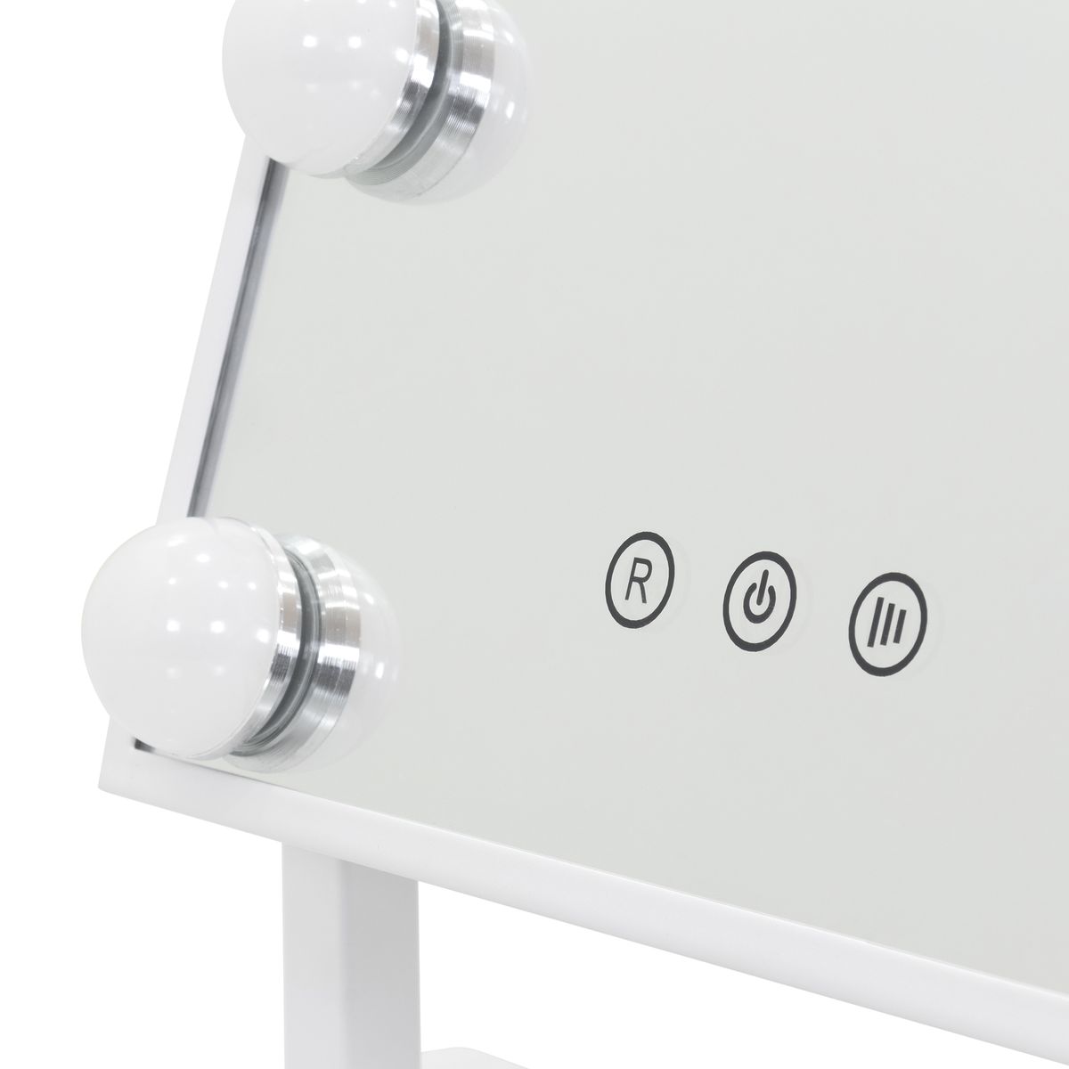 Schminkspiegel Bulb LITTLE mit 12 dimmbaren LED-Lampen Weiß Schminkspiegel Bulb LITTLE mit 12 dimmbaren LED-Lampen Weiß