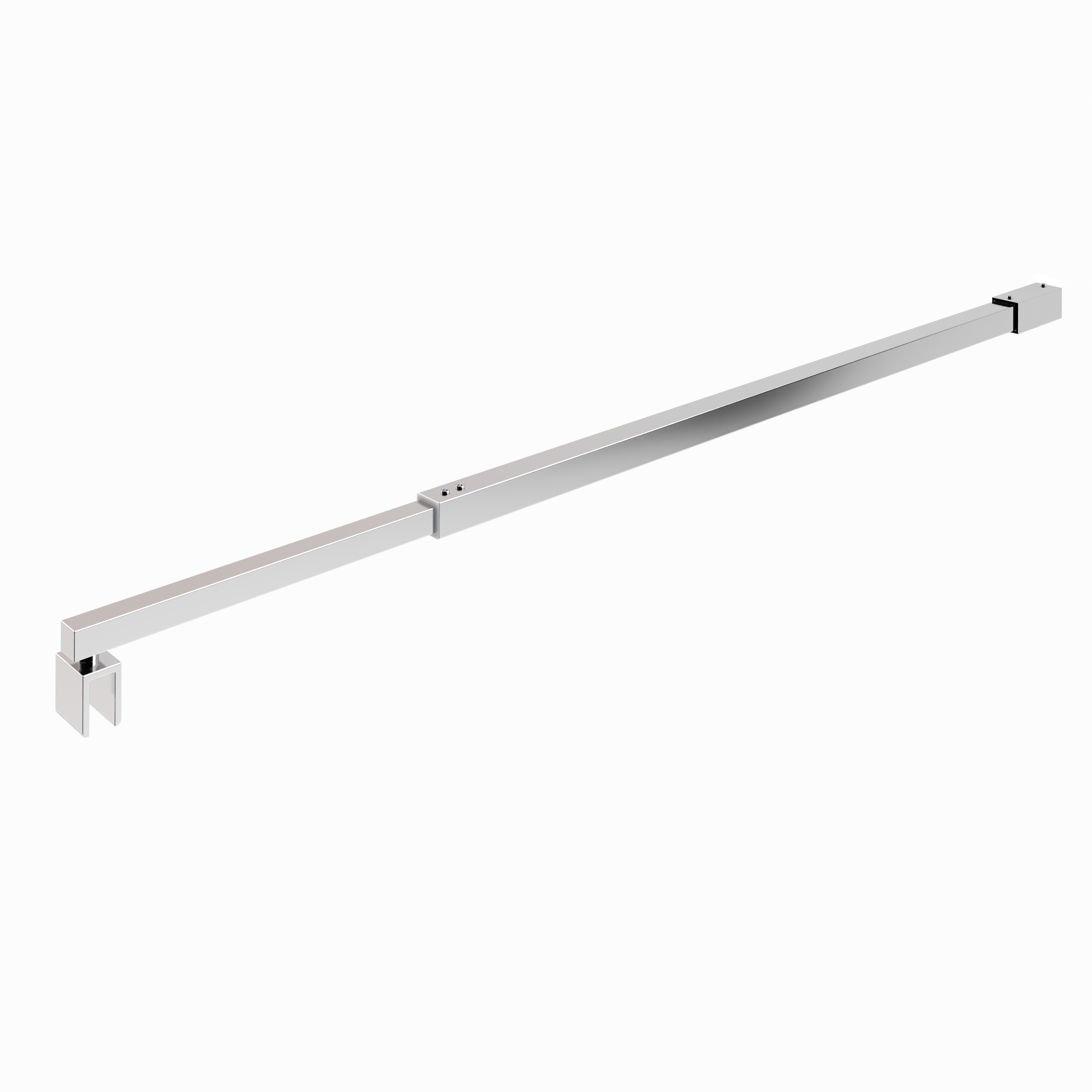 Haltestange für Walk In Duschwände mit Verstellbereich 70-118 cm Haltestange für Walk In Duschwände mit Verstellbereich 70-118 cm