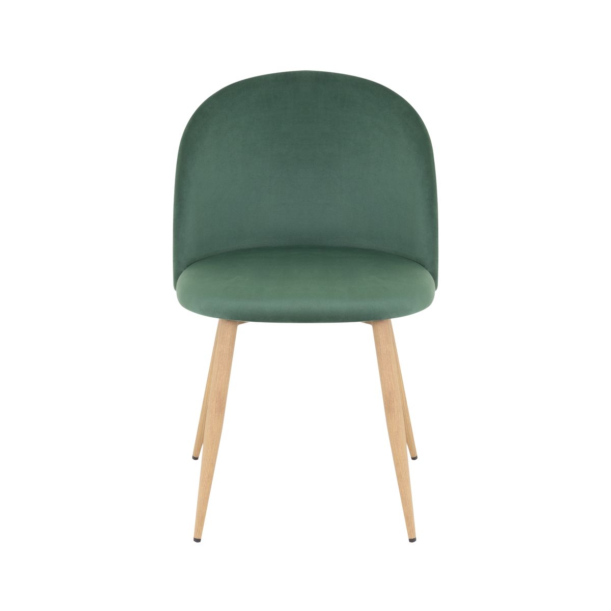 Esszimmerstuhl Wohnzimmerstuhl Bellamy Grün-Holz aus Samt Velour Esszimmerstuhl Wohnzimmerstuhl Bellamy Grün-Holz aus Samt Velour