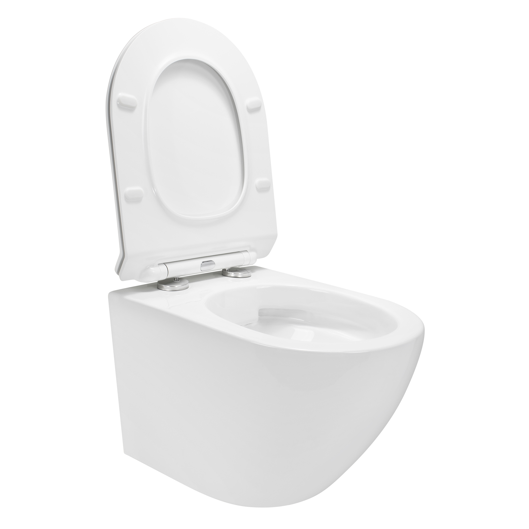 Toilette Hänge WC Spülrandlos inkl. WC Sitz mit Absenkautomatik SOFTCLOSE + abnehmbar Franco Toilette Hänge WC Spülrandlos inkl. WC Sitz mit Absenkautomatik SOFTCLOSE + abnehmbar Franco