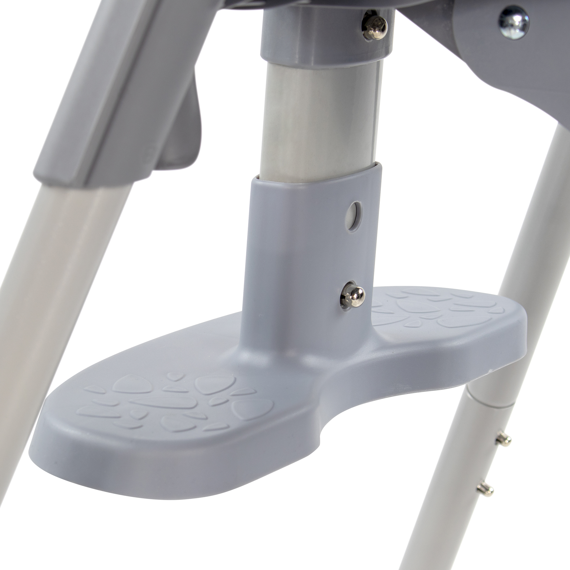 Kinderhochstuhl KARLO Babystuhl faltbar mit Esstablet Grau