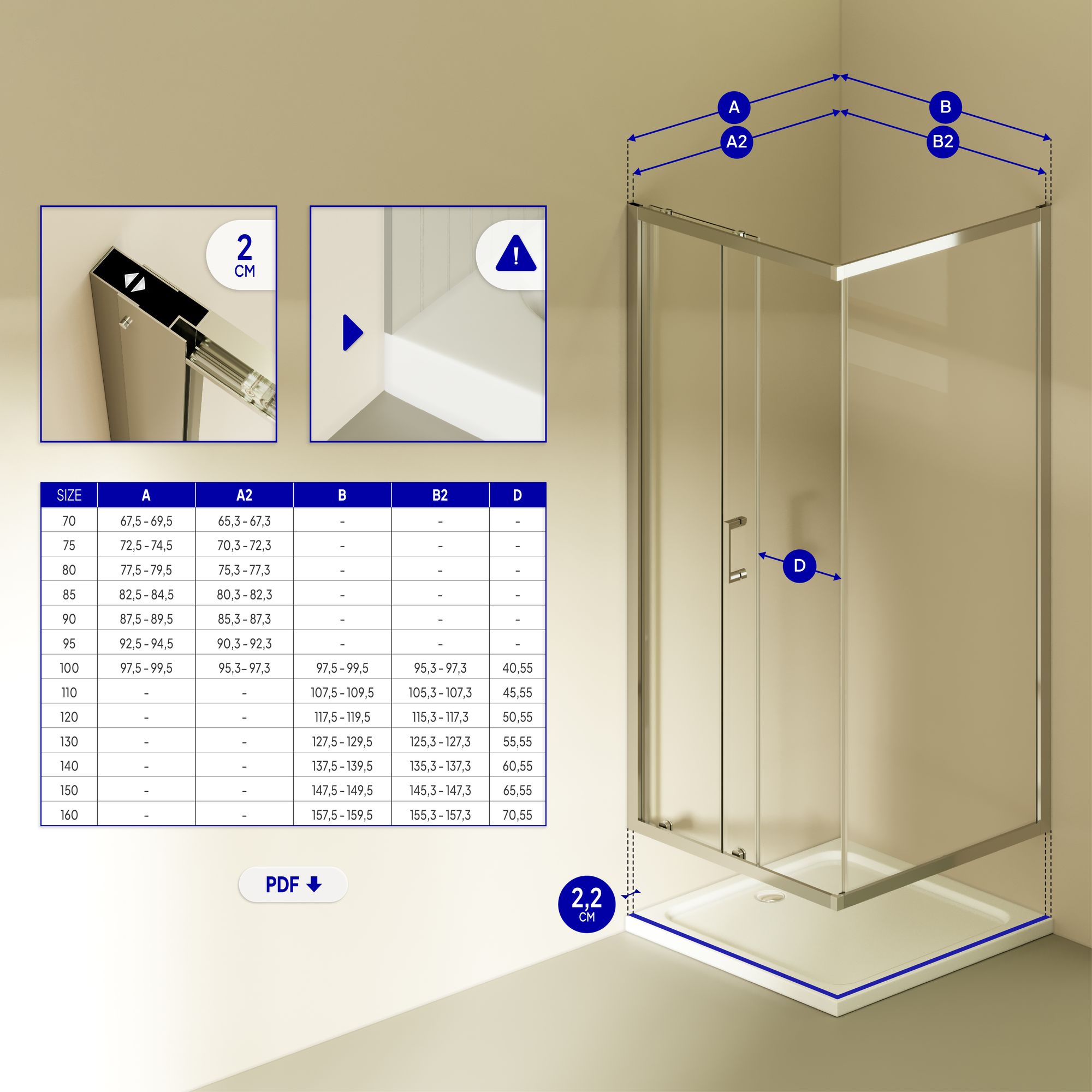 Fronteinstieg Dora mit Schiebetür aus ESG Sicherheitsglas