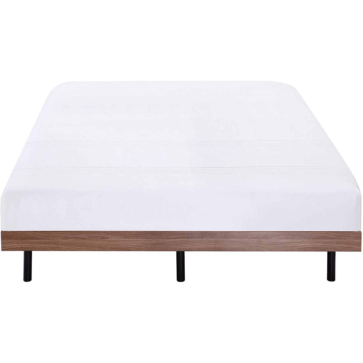 Holz-Rahmenbett - 200x200 cm Eiche dunkel