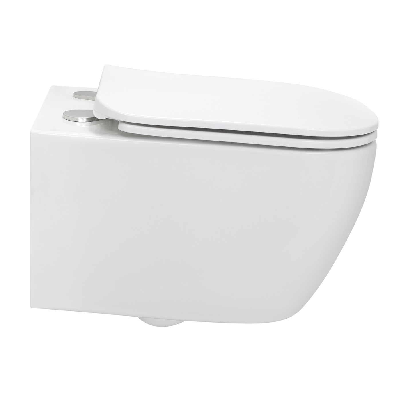 Toilette Hänge WC Spülrandlos inkl. WC Sitz mit Absenkautomatik SOFTCLOSE + abnehmbar Biferno Toilette Hänge WC Spülrandlos inkl. WC Sitz mit Absenkautomatik SOFTCLOSE + abnehmbar Biferno