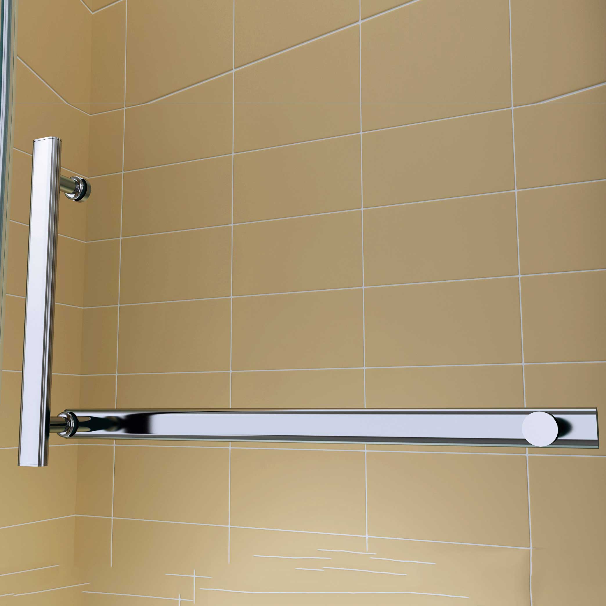 Fronteinstieg Rebecca mit Klapptür aus 8 mm ESG Sicherheitsglas