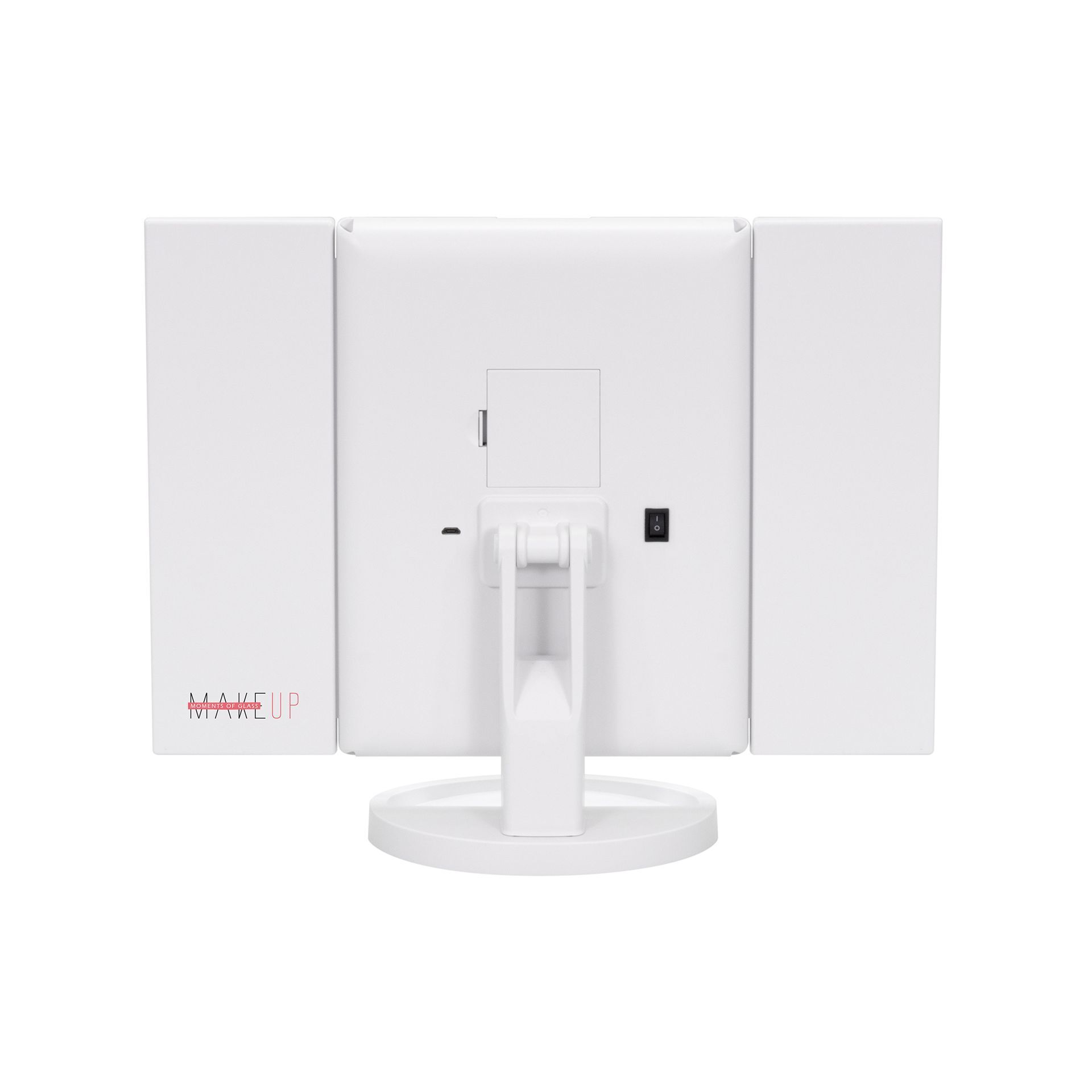 Schminkspiegel mit Vergrößerung MakeUp, mit 21 dimmbaren LED-Lampen