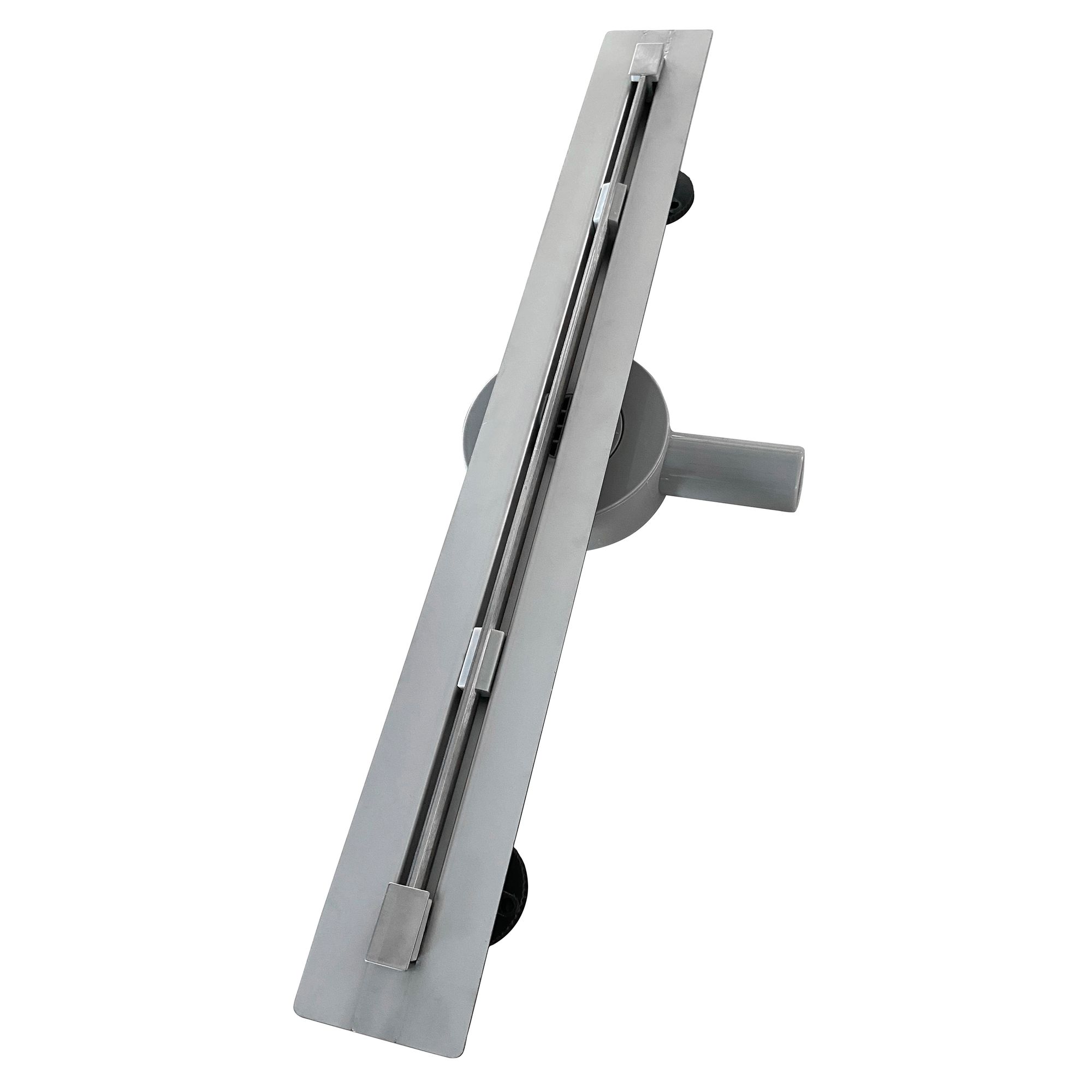 Duschrinne aus Edelstahl mit Randablauf für flache Installation Linear B9 110cm