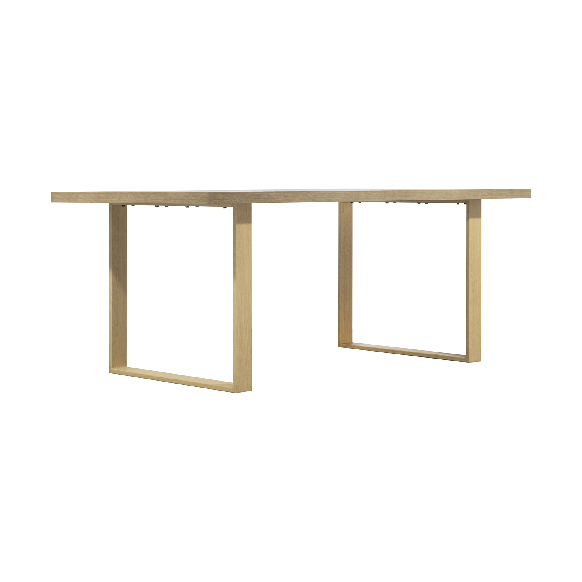 Esszimmertisch MACON Kufentisch Holztisch Esstisch - Eiche + Eiche 140x 80 cm