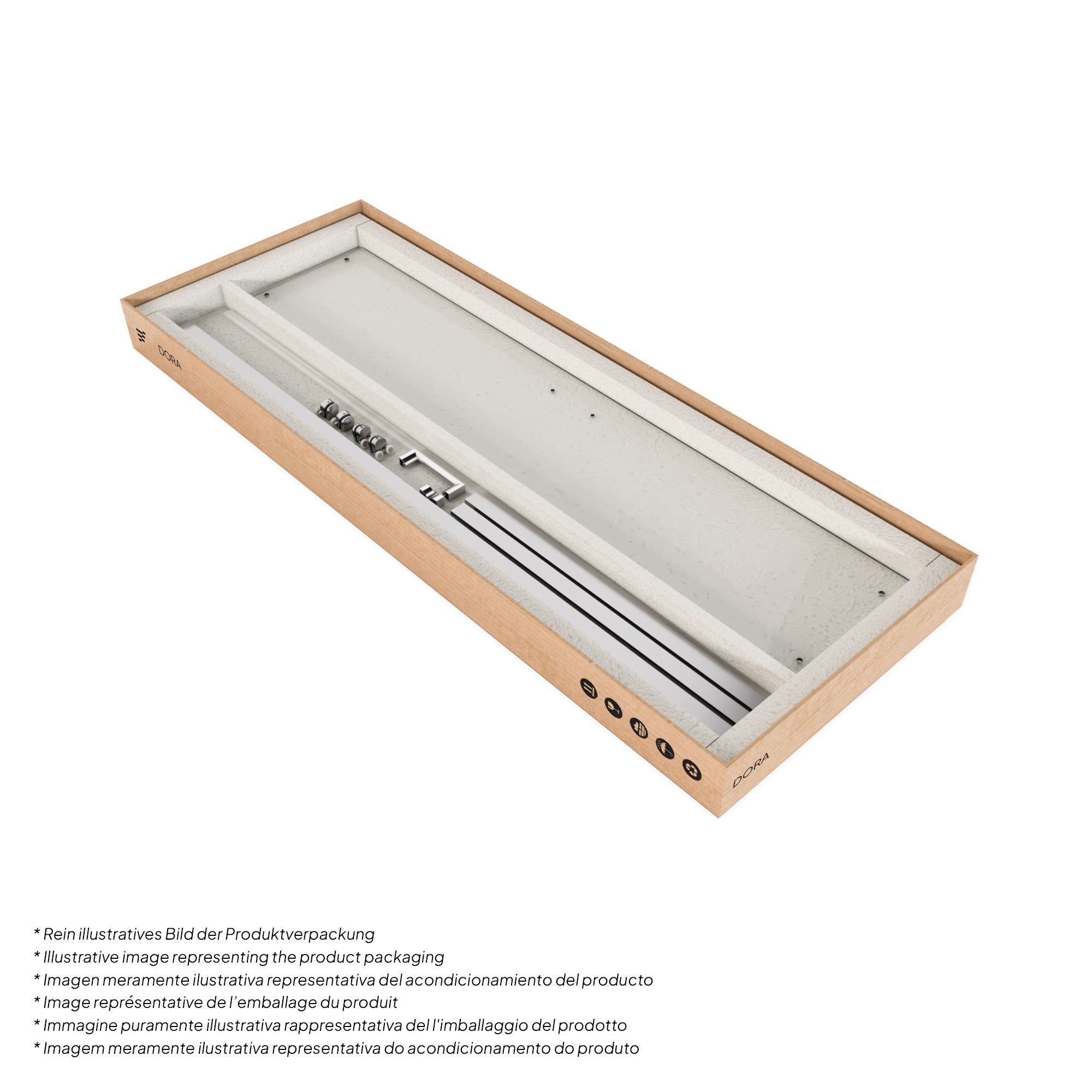 Fronteinstieg Dora mit Schiebetür aus ESG Sicherheitsglas