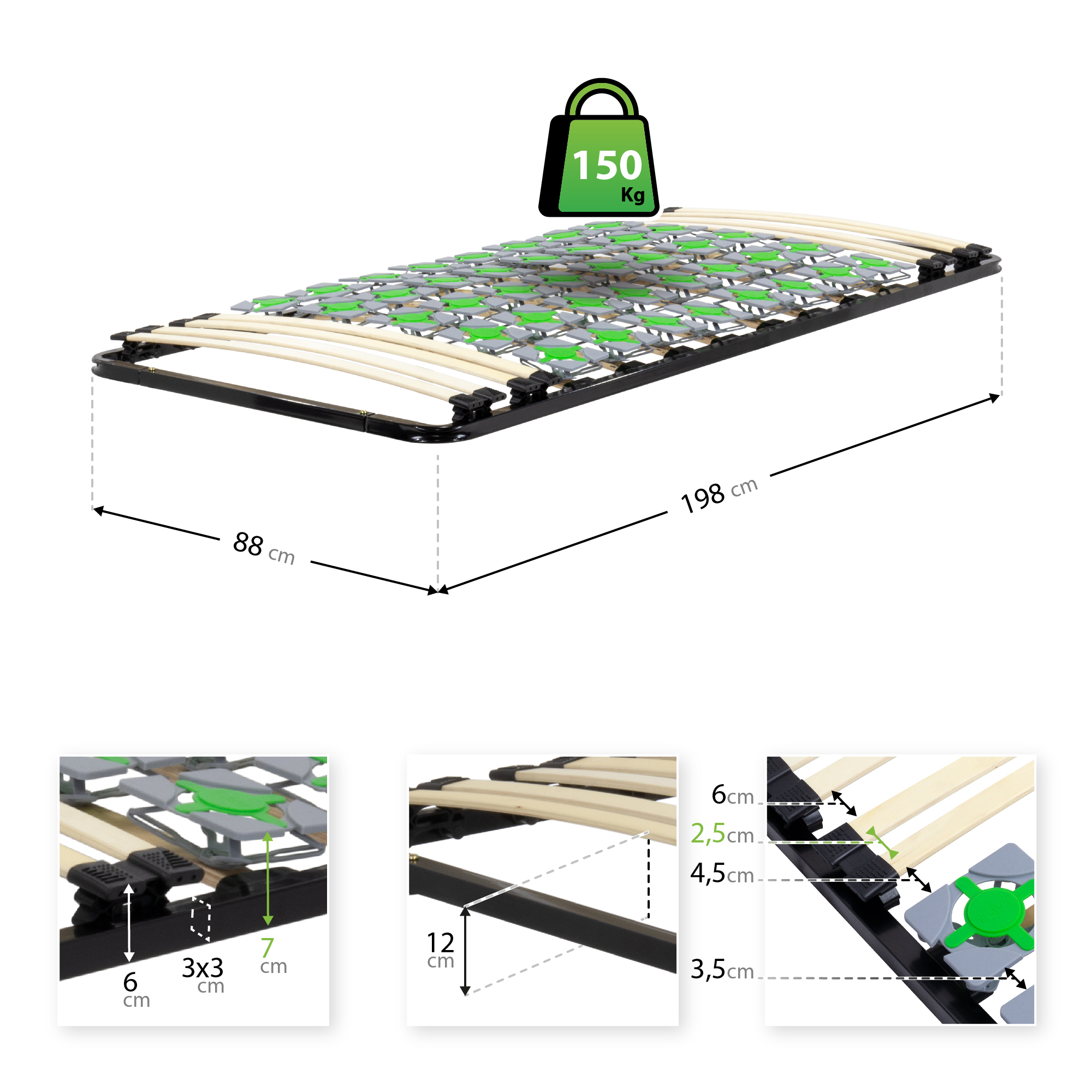 Ergo IF56 - 90x200 cm Ergo IF56 - 90x200 cm