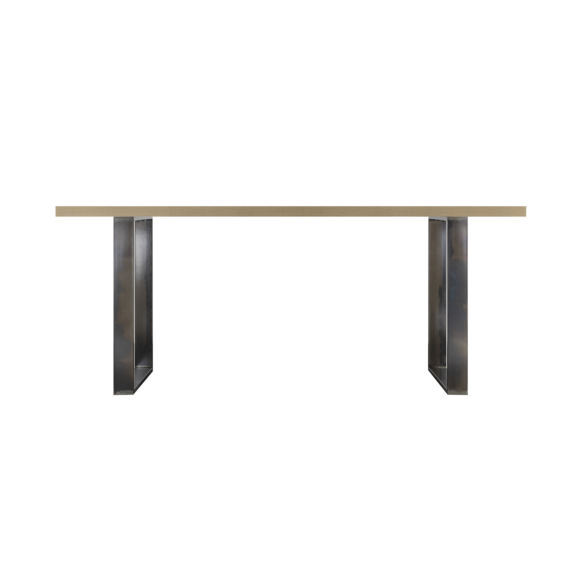 Esszimmertisch MACON Kufentisch Holztisch Esstisch - Eiche + Industrial 140x 80 cm
