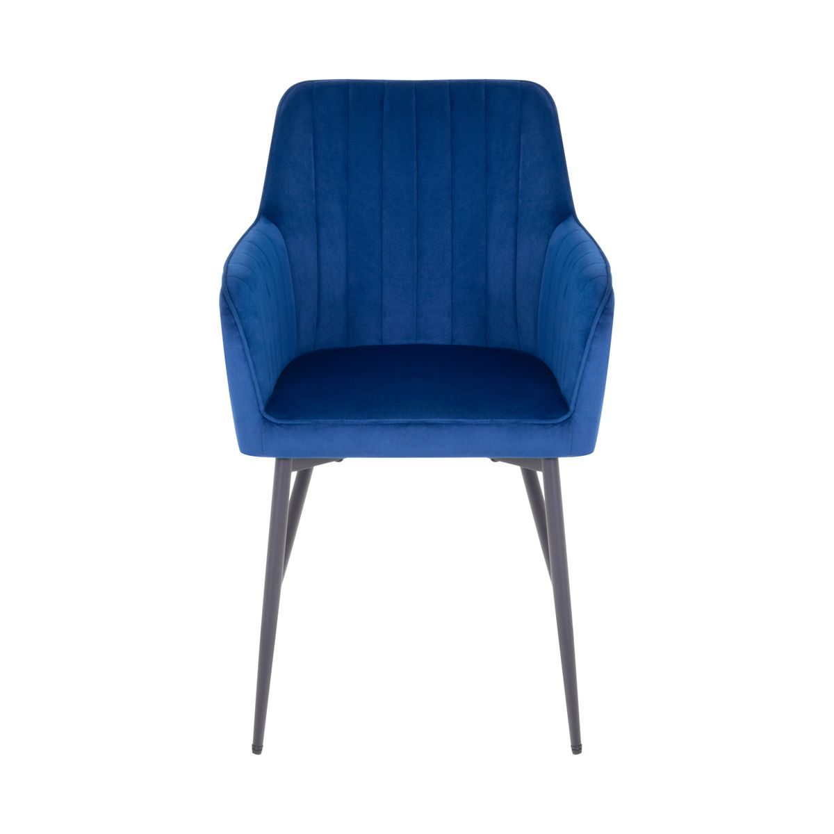 Esszimmerstuhl Wohnzimmerstuhl Dahlia Blau aus Kunstleder 8 Stühle