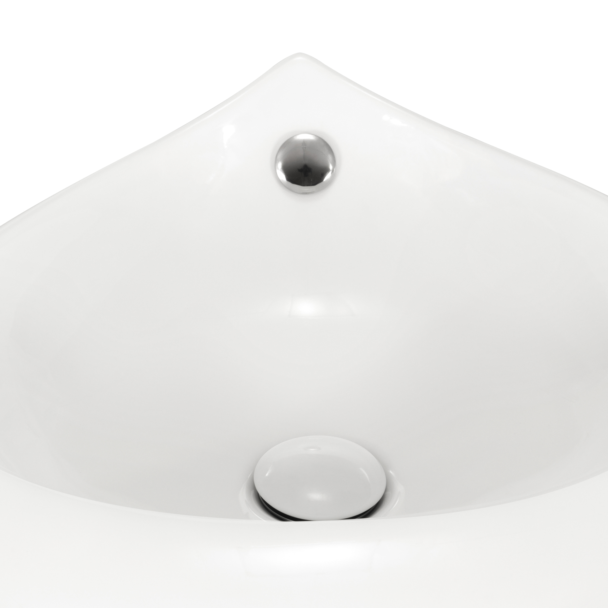 Design Keramik Waschbecken Reno in Weiß
