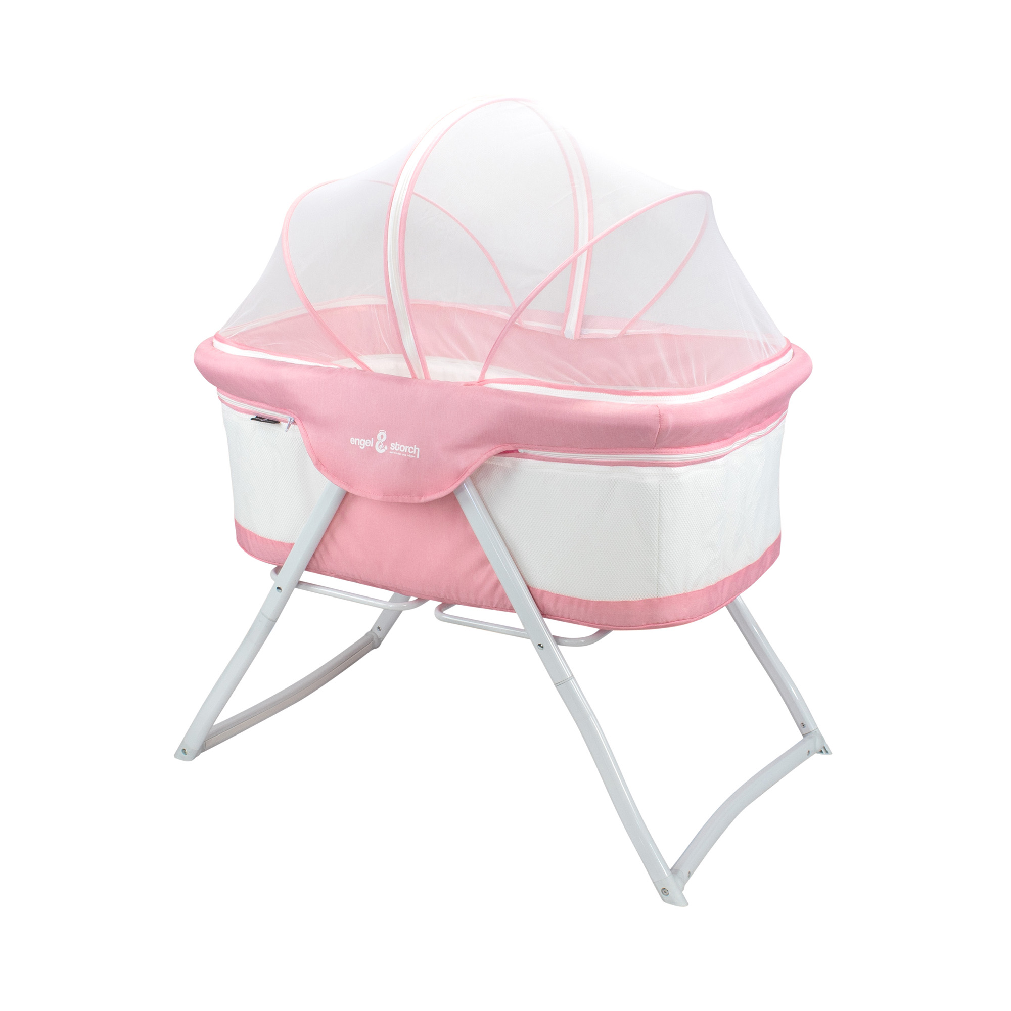 Reisebett BEBITO inkl. Moskitohaube und Tragetasche Pink Reisebett BEBITO inkl. Moskitohaube und Tragetasche Pink