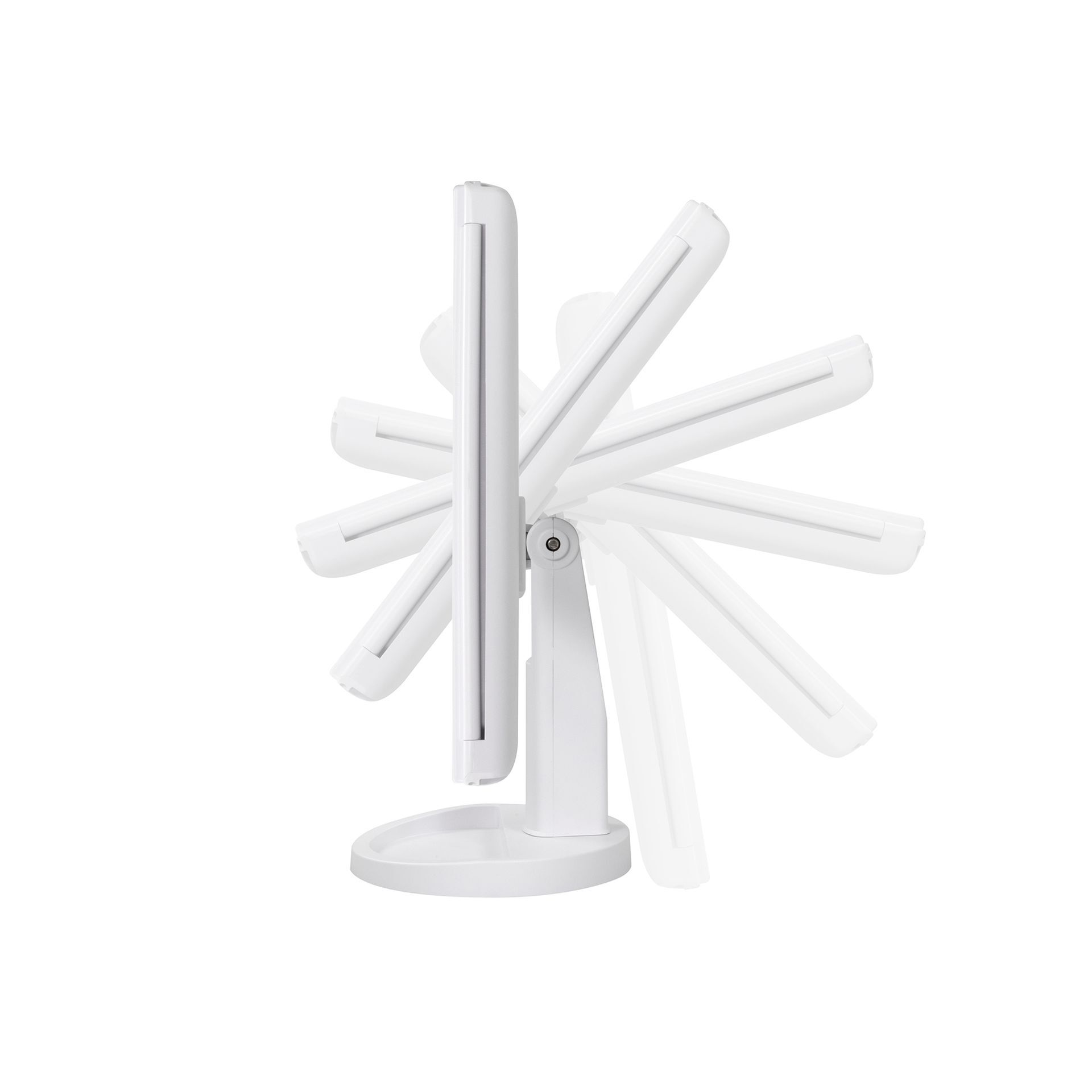 Schminkspiegel mit Vergrößerung MakeUp, mit 21 dimmbaren LED-Lampen Schminkspiegel mit Vergrößerung MakeUp STRIPE mit dimmbarer LED Lichtleiste