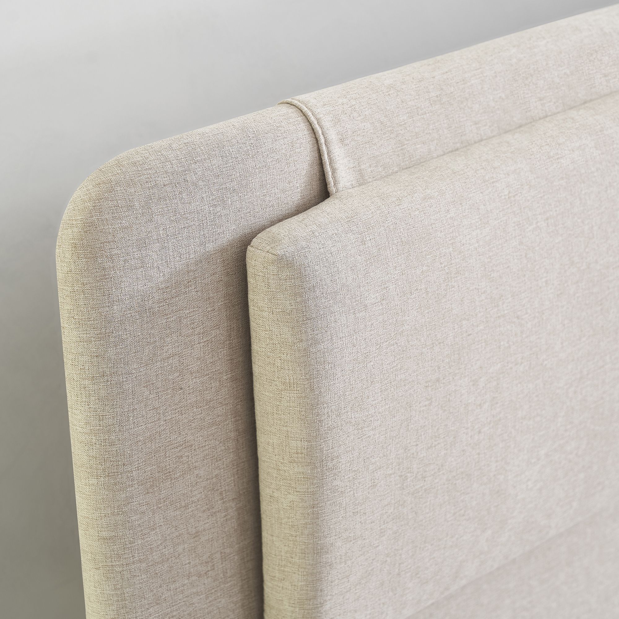 Design Polsterbettt Emily in Beige 90cm-200cm