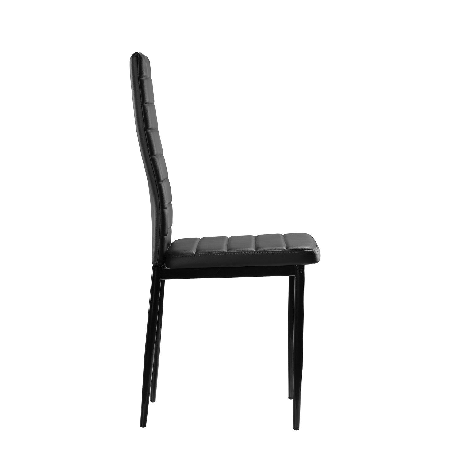 Esszimmerstuhl Shirley Schwarz Küchenstuhl aus hochwertigem Kunstleder Esszimmerstuhl Gusto Weiß Küchenstuhl aus Holz mit Sitzschale + Sitzkissen aus Kunstleder 6 Stück