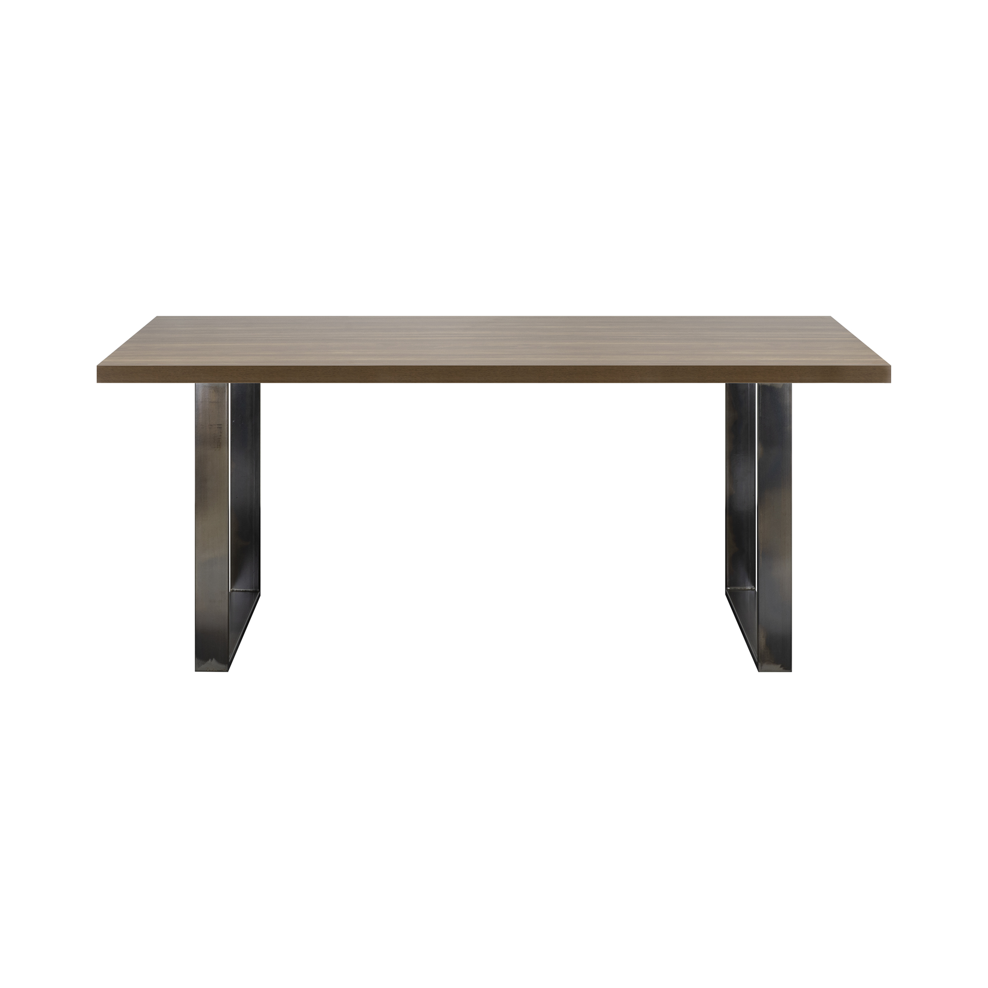 Esszimmertisch MACON Kufentisch Holztisch Esstisch - Nussbaum + Industrial 140x 80 cm