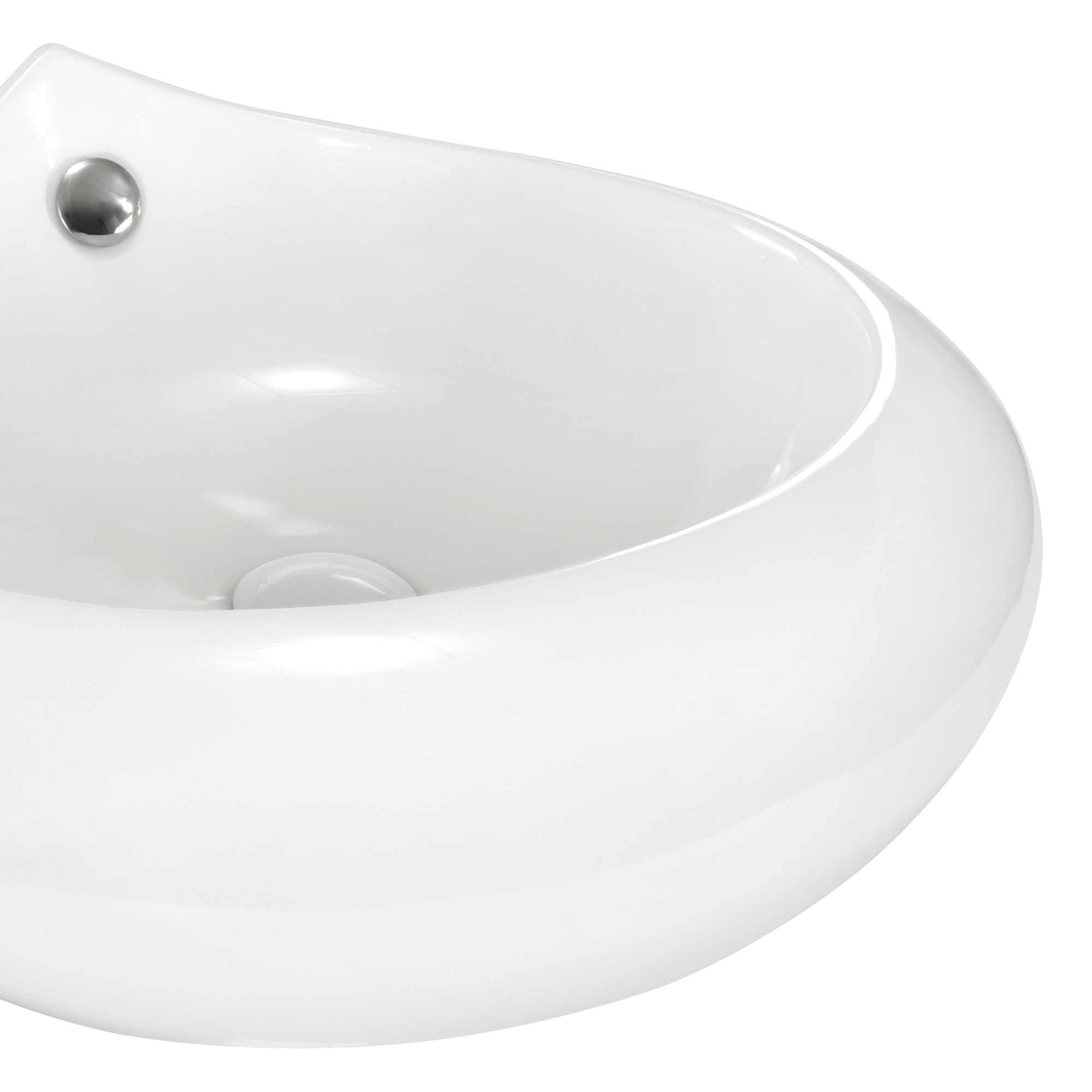Design Keramik Waschbecken Reno in Weiß