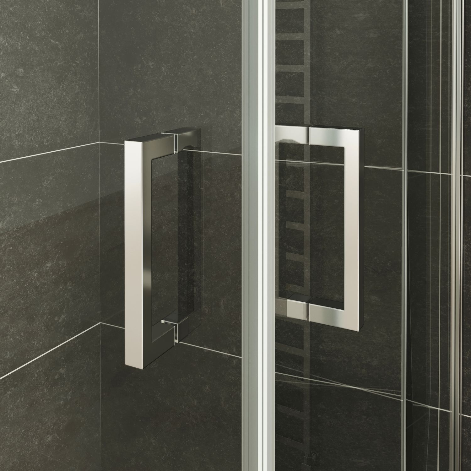 Eckeinstieg Matilde mit Falttüren aus ESG Sicherheitsglas Eckeinstieg Matilde mit Falttüren aus ESG Sicherheitsglas